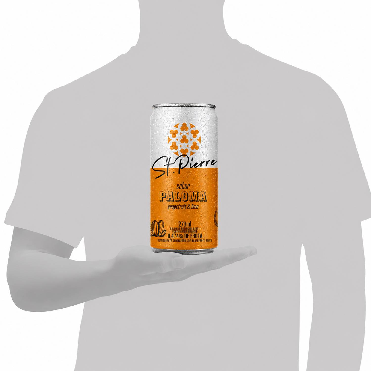 Refrigerante de Grapefruit Paloma ST PIERRE 270ml foto 7