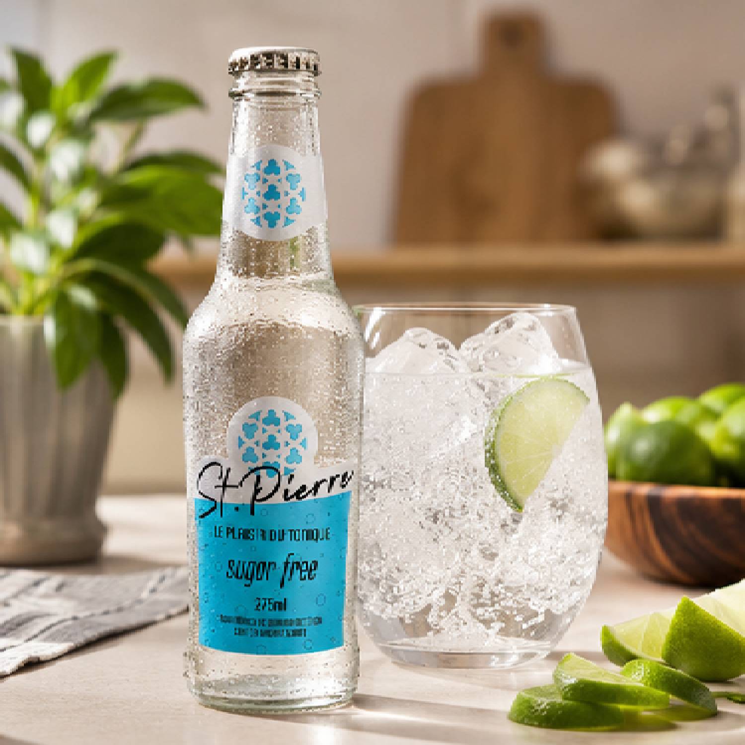 Água Tônica Sugar Free ST PIERRE 275ml Long Neck foto 6