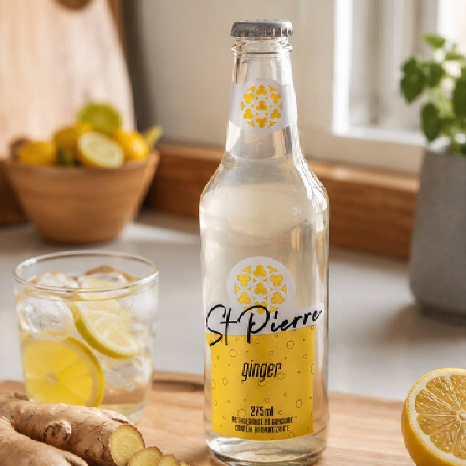 Kit 6 Refrigerante Gengibre ST PIERRE Ginger 275ml L Neck foto 3
