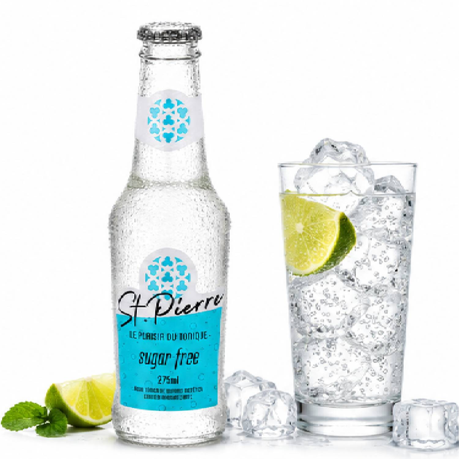 Kit 12 Água Tônica Sugar Free ST PIERRE 275ml Long Neck foto 2