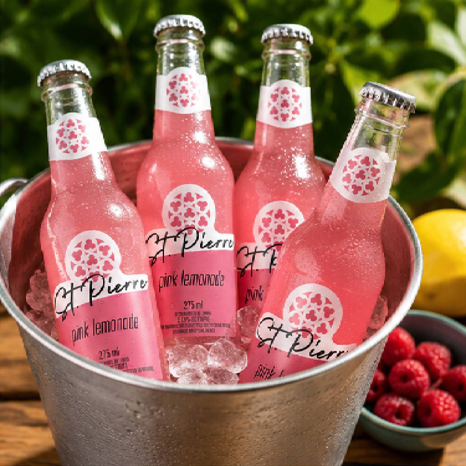 Kit 6 Refrigerante Pink Lemonade ST PIERRE L Neck 275ml foto 5