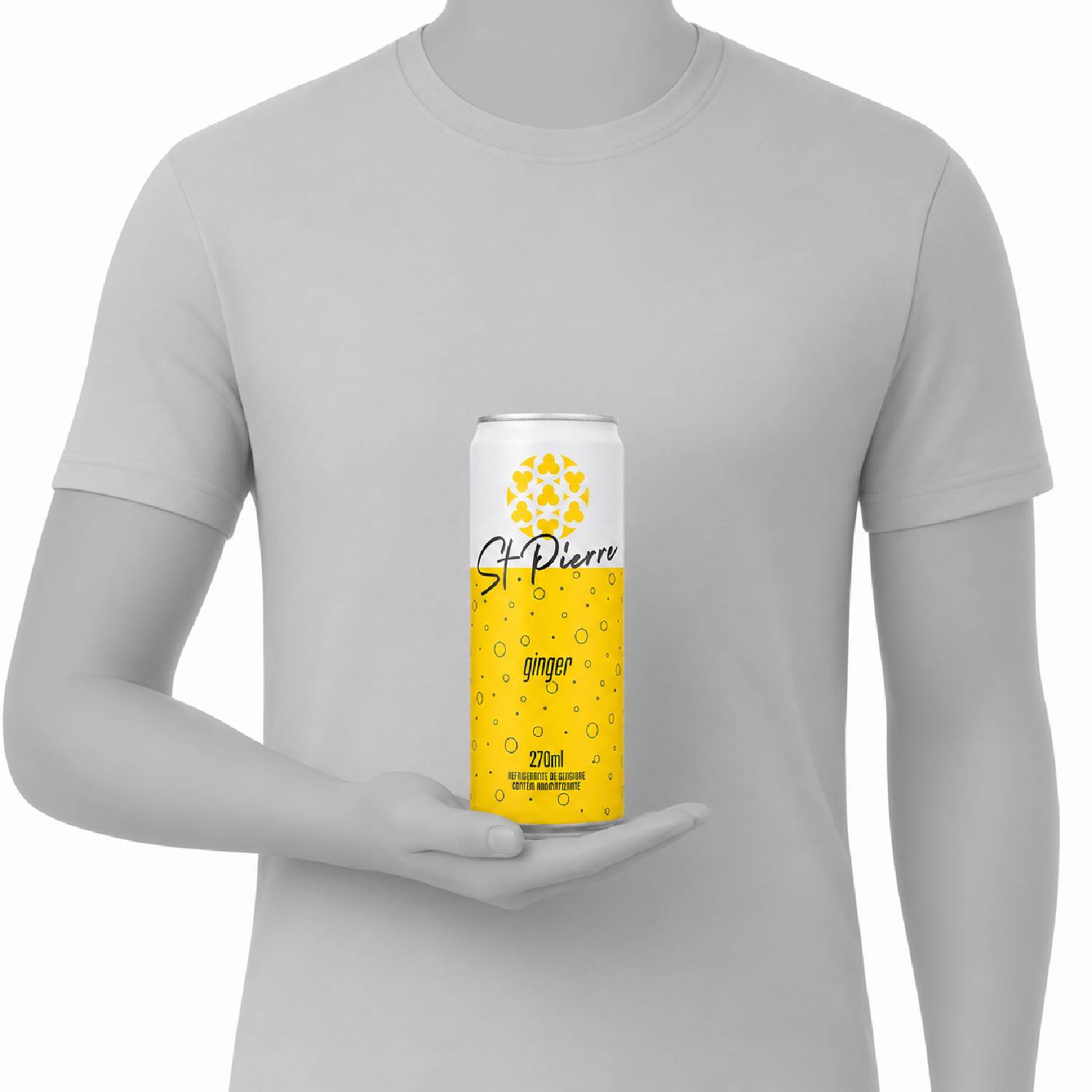 Kit 12 Refrigerante de Gengibre St Pierre Ginger 270ml Lata foto 8