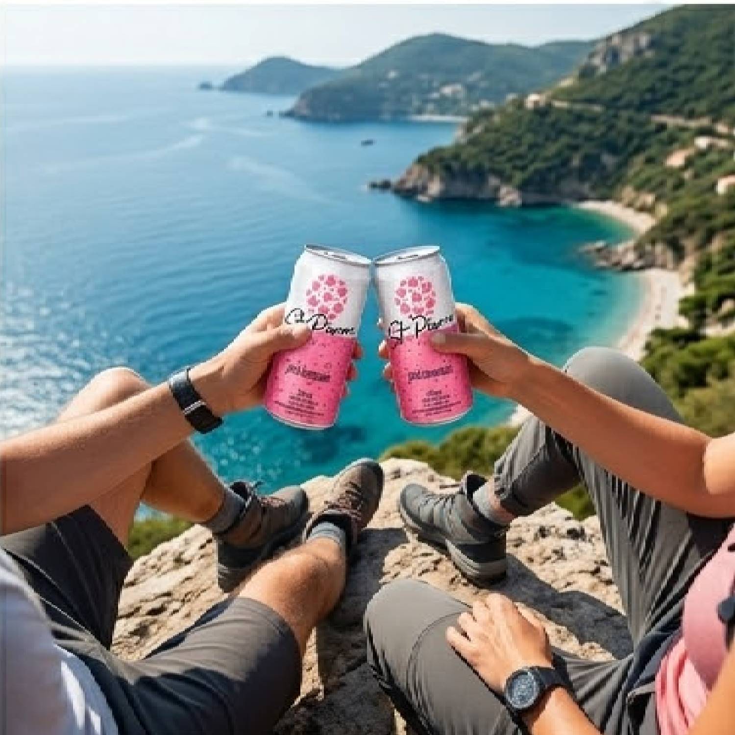 Kit 5 Refrigerante Pink Lemonade St PIERRE Lata 270ml foto 3