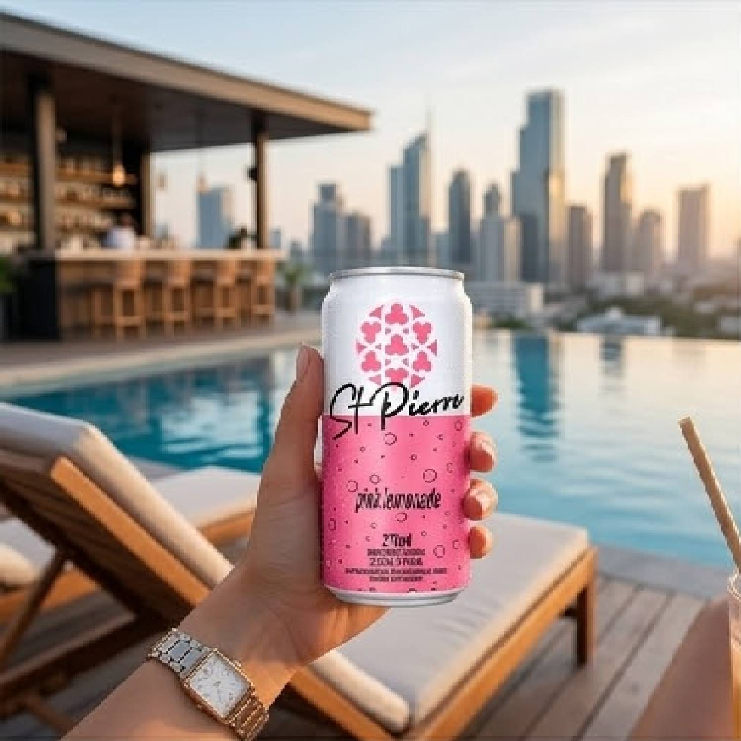 Kit 6 Refrigerante Pink Lemonade St PIERRE Lata 270ml foto 4