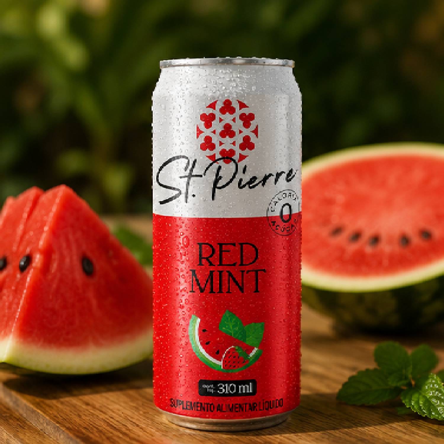 Kit Misto Bebida Zero ST PIERRE 12 Red Mint + 12 Pink 310ml foto 2