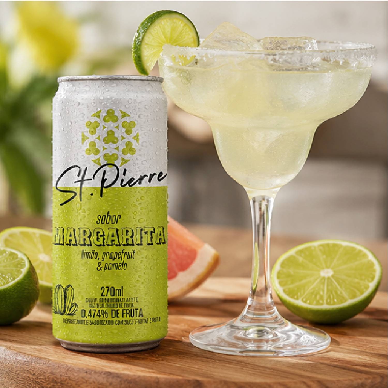 Kit 6 Refrigerante Margarita p/ Drinks ST PIERRE 270ml foto 4