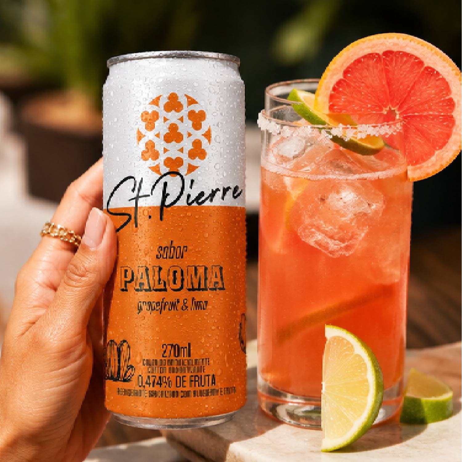 Kit 3 Refrigerante de Grapefruit Paloma ST PIERRE 270ml foto 4