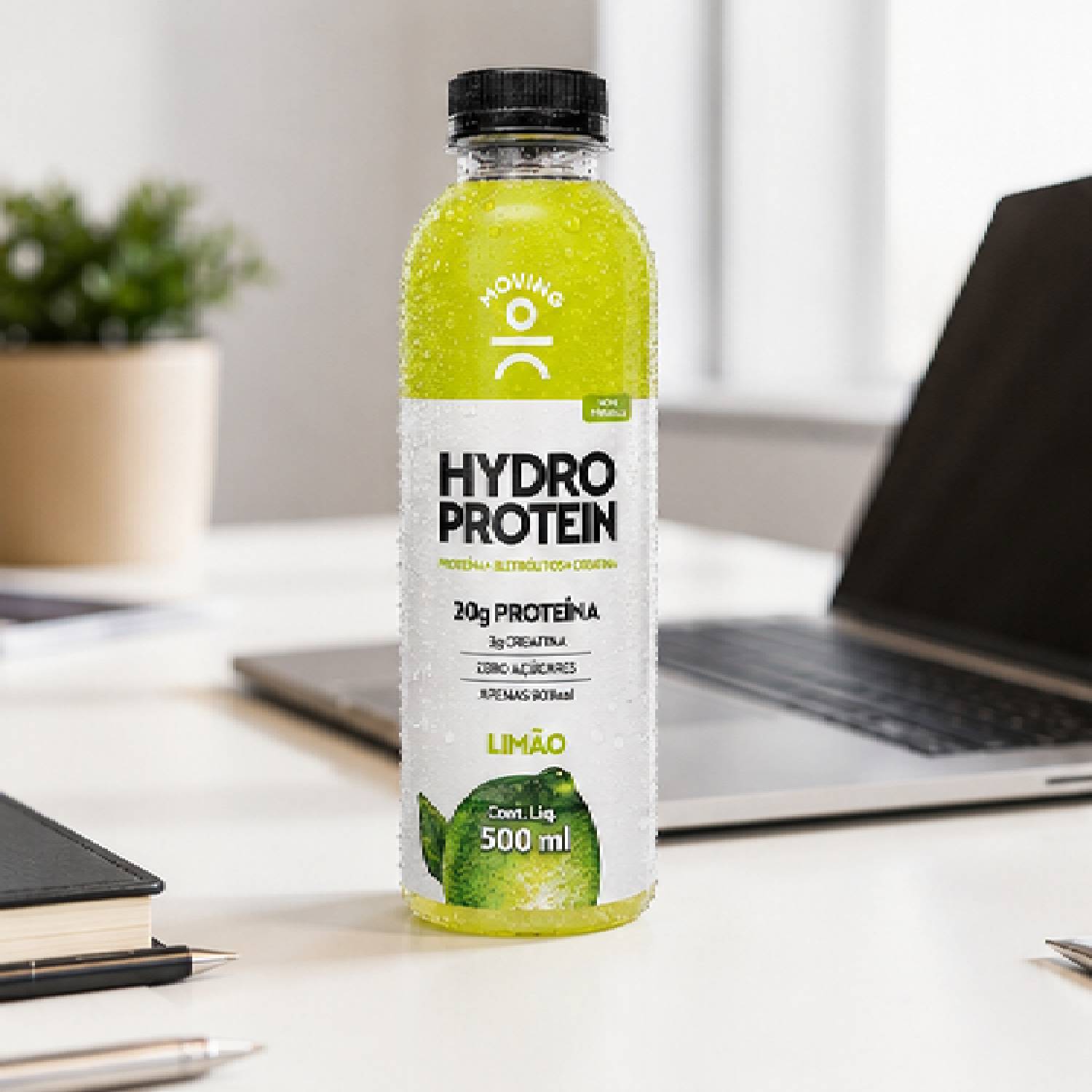 Bebida MOVING Hydro Protein 20g Limão Zero Açucar 500ml foto 3