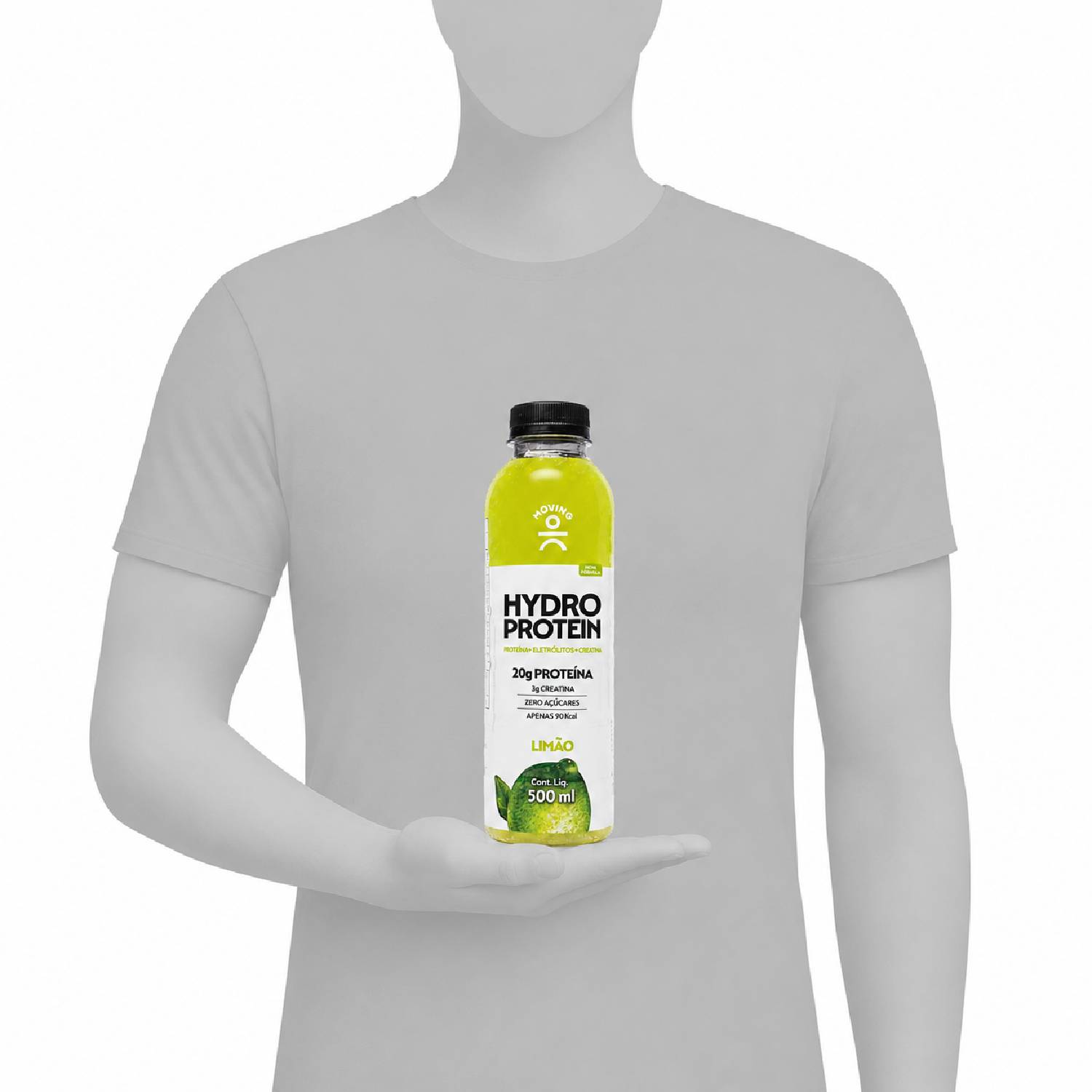 Bebida MOVING Hydro Protein 20g Limão Zero Açucar 500ml foto 8