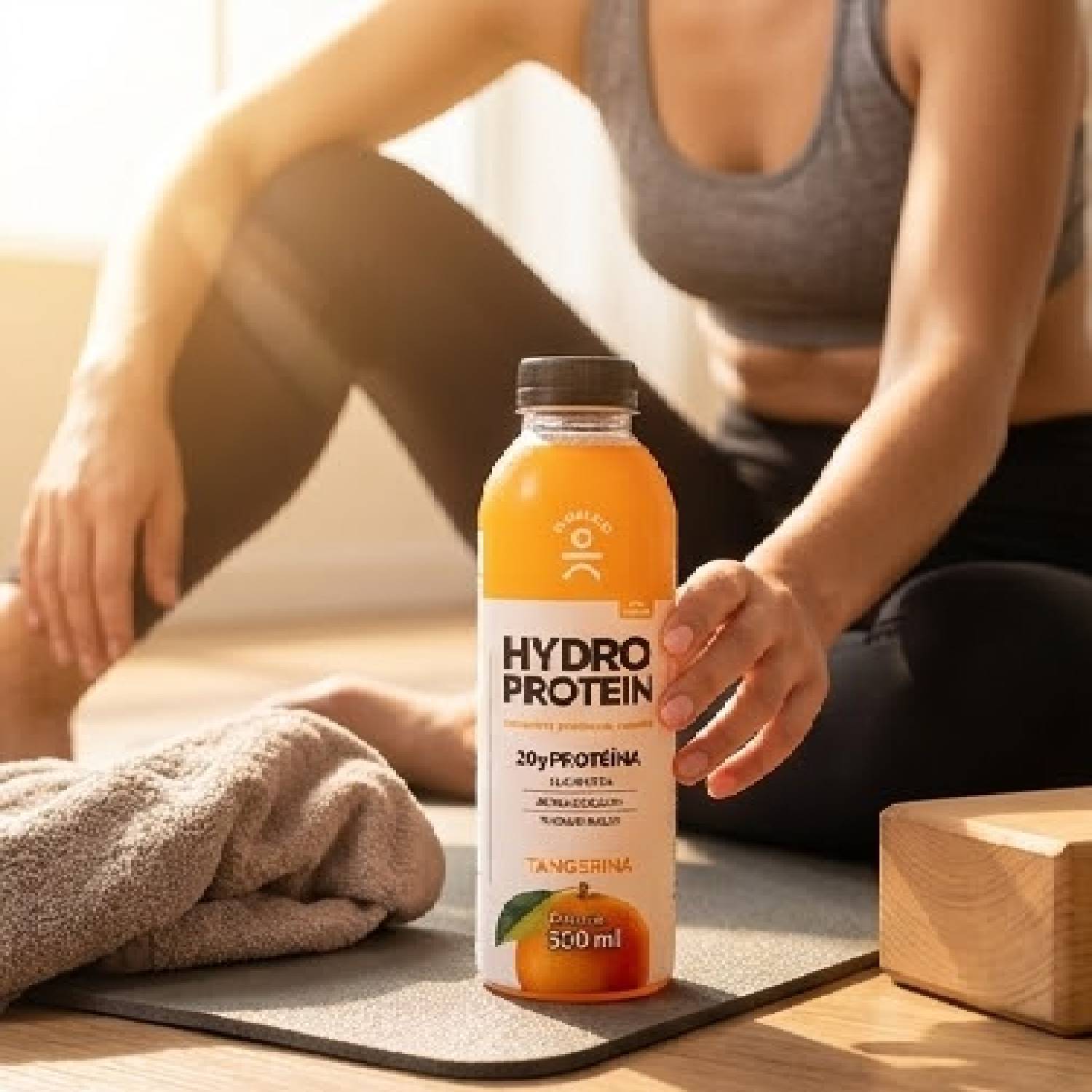 Kit 6 Bebida MOVING Hydro Protein 20g Tangerina Zero 500ml foto 3