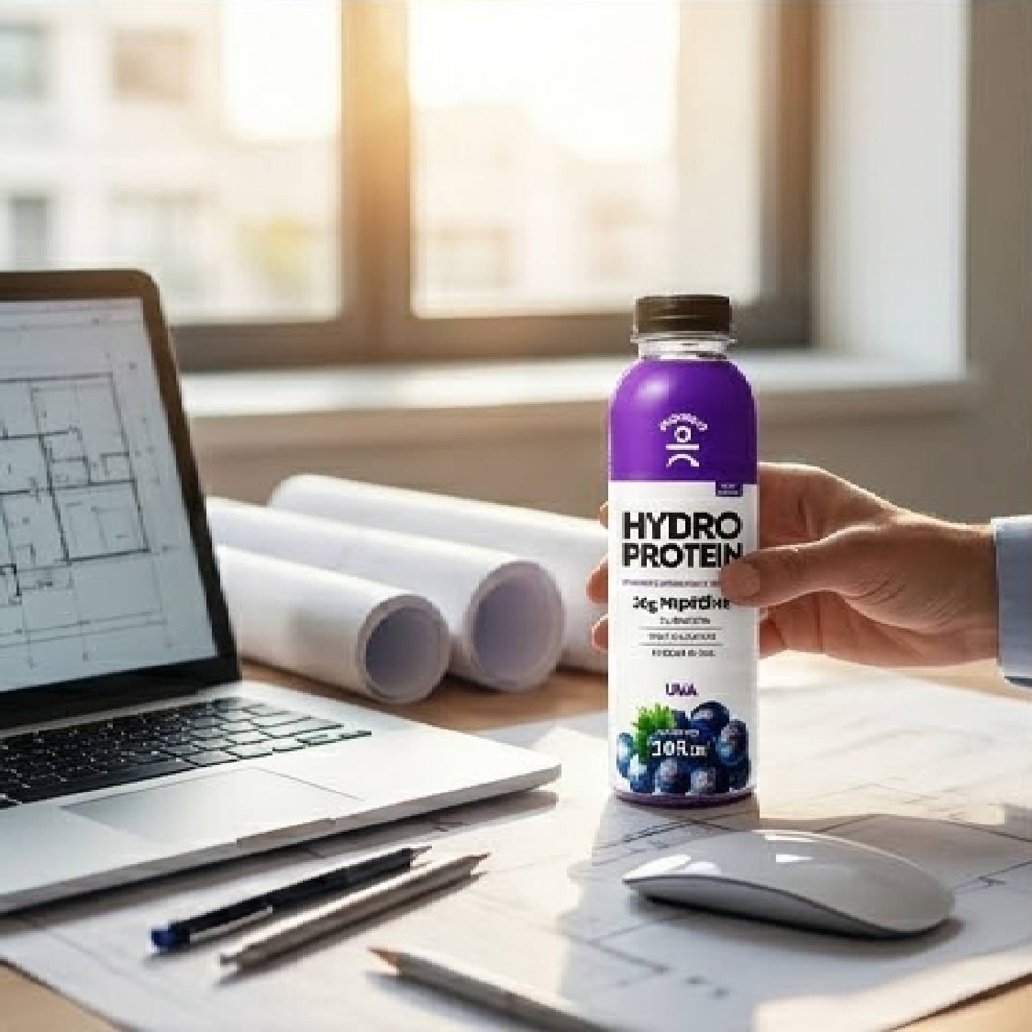 Bebida MOVING Hydro Protein 20g Uva Zero 500ml foto 3