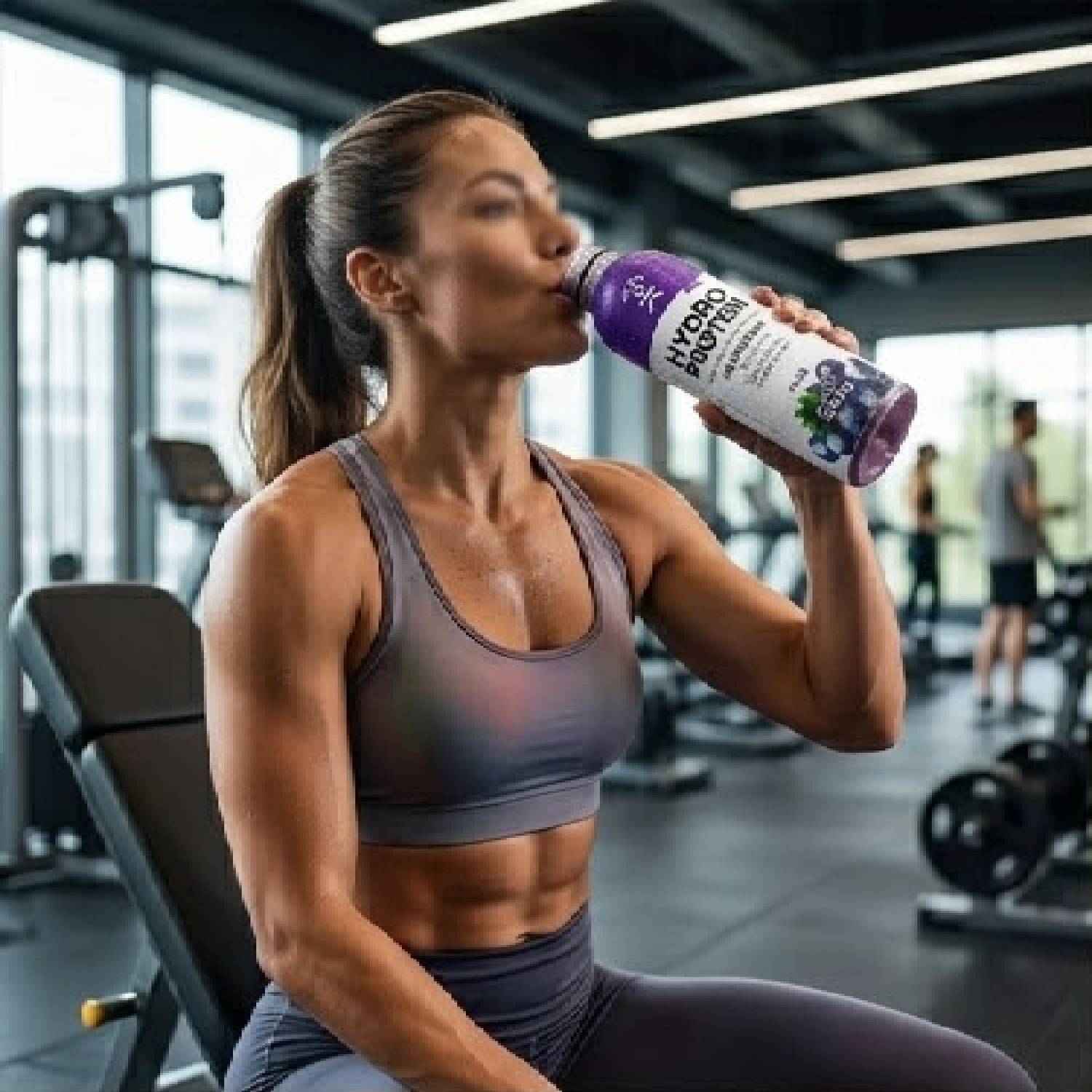 Kit 4 Bebida MOVING Hydro Protein 20g Uva Zero 500ml foto 3