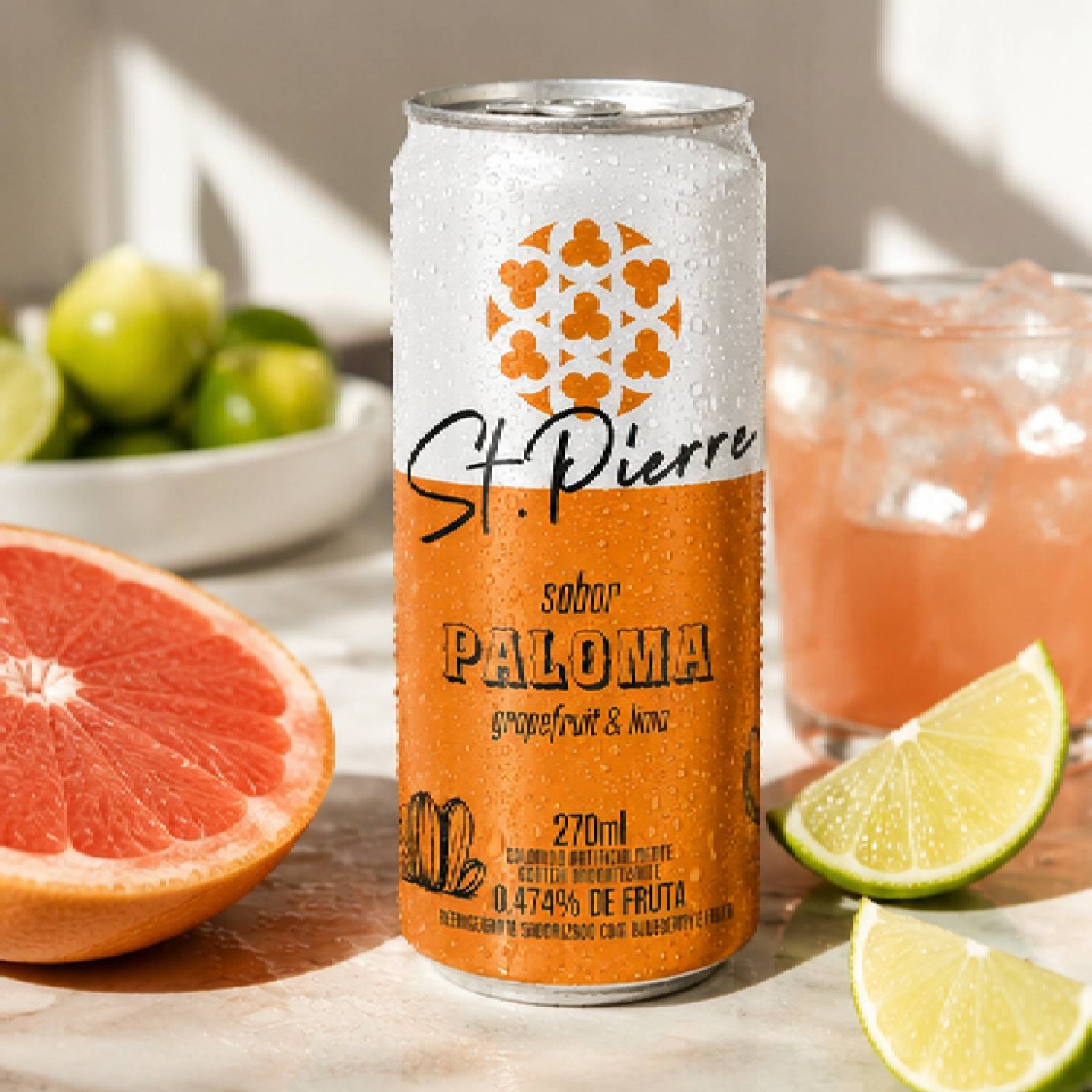 Kit Misto 6 ST PIERRE Mix 3 Paloma + 3 Margarita 270ml foto 2