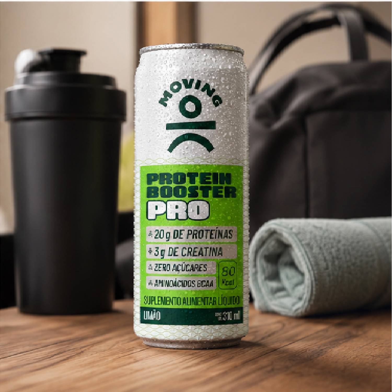 Kit 3 Bebida Protein Booster MOVING PRO LIMÃO 310ml foto 3