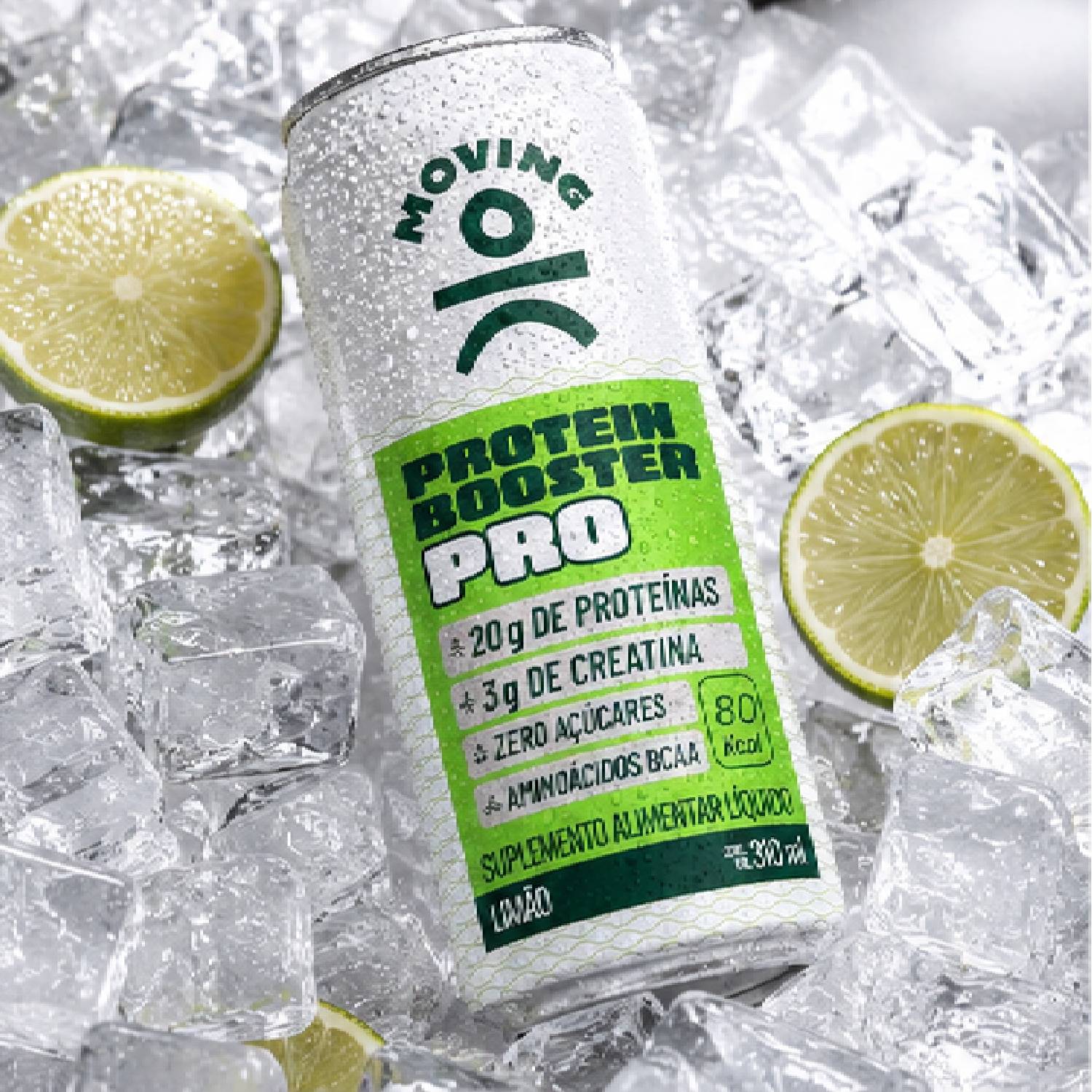 Kit 12 Bebida Protein Booster MOVING PRO LIMÃO 310ml foto 6