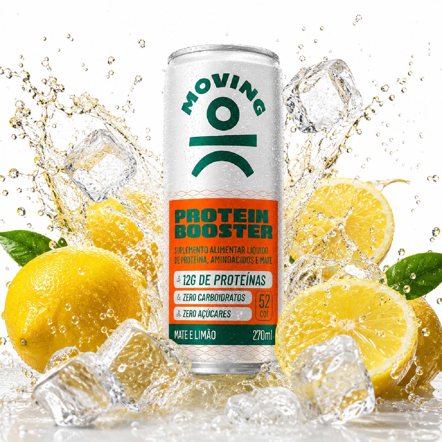 Bebida Protein Booster MOVING PRO Mate & Limão 310ml foto 2