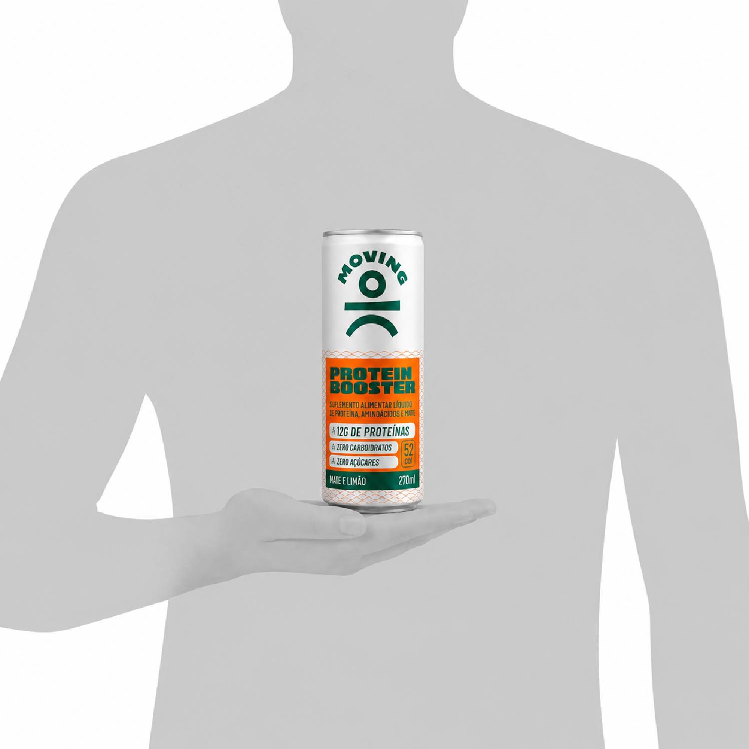 Kit 6 Bebida Protein Booster MOVING PRO Mate & Limão 310ml foto 8