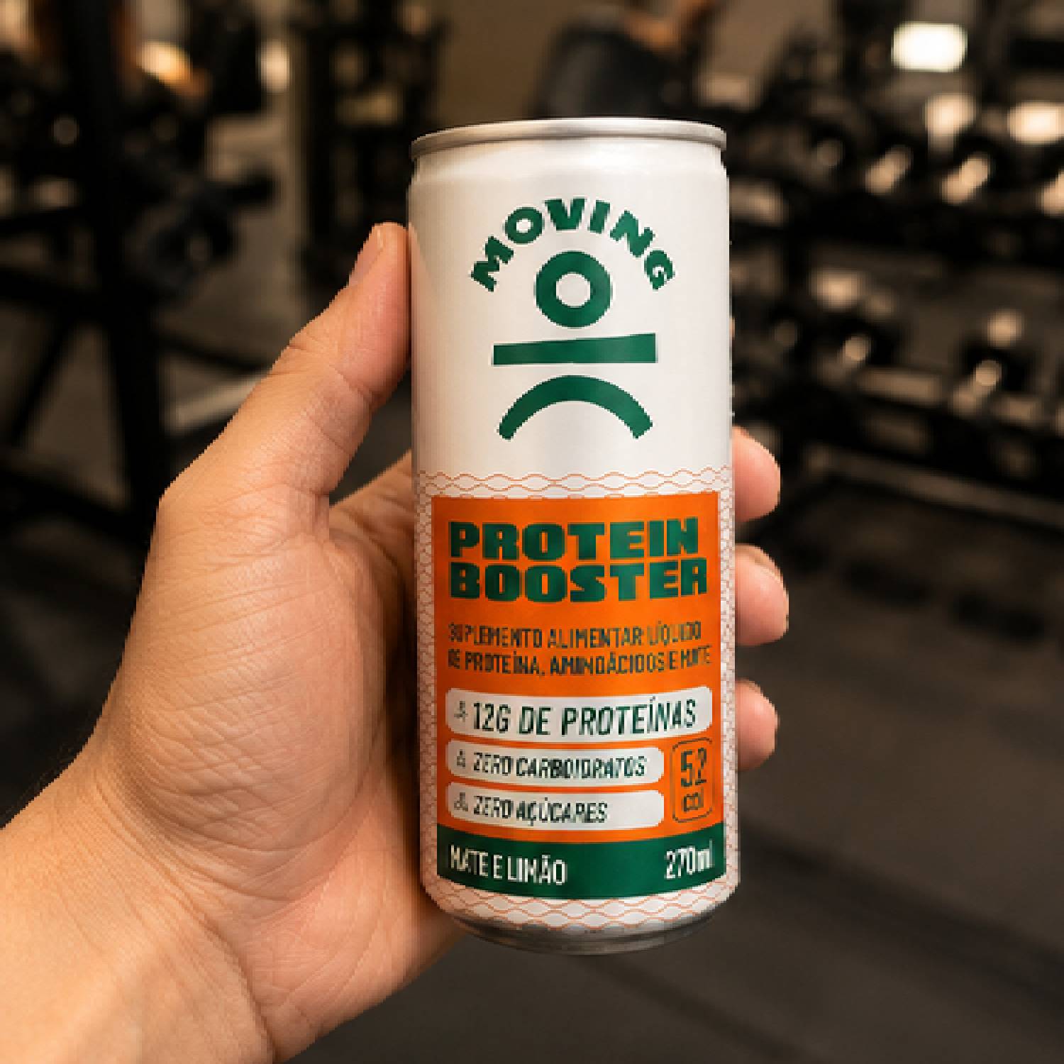 Kit 12 Bebida Protein Booster MOVING PRO Mate & Limão 310ml foto 6
