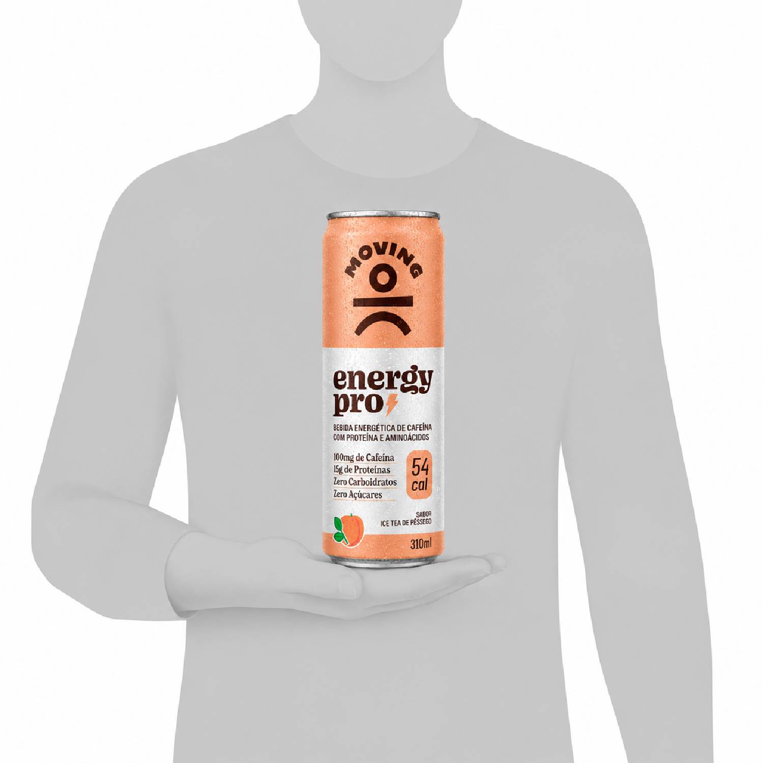 Kit 5 Bebida Protein Energy PRO MOVING Ice Tea Pêssego 310ml foto 8