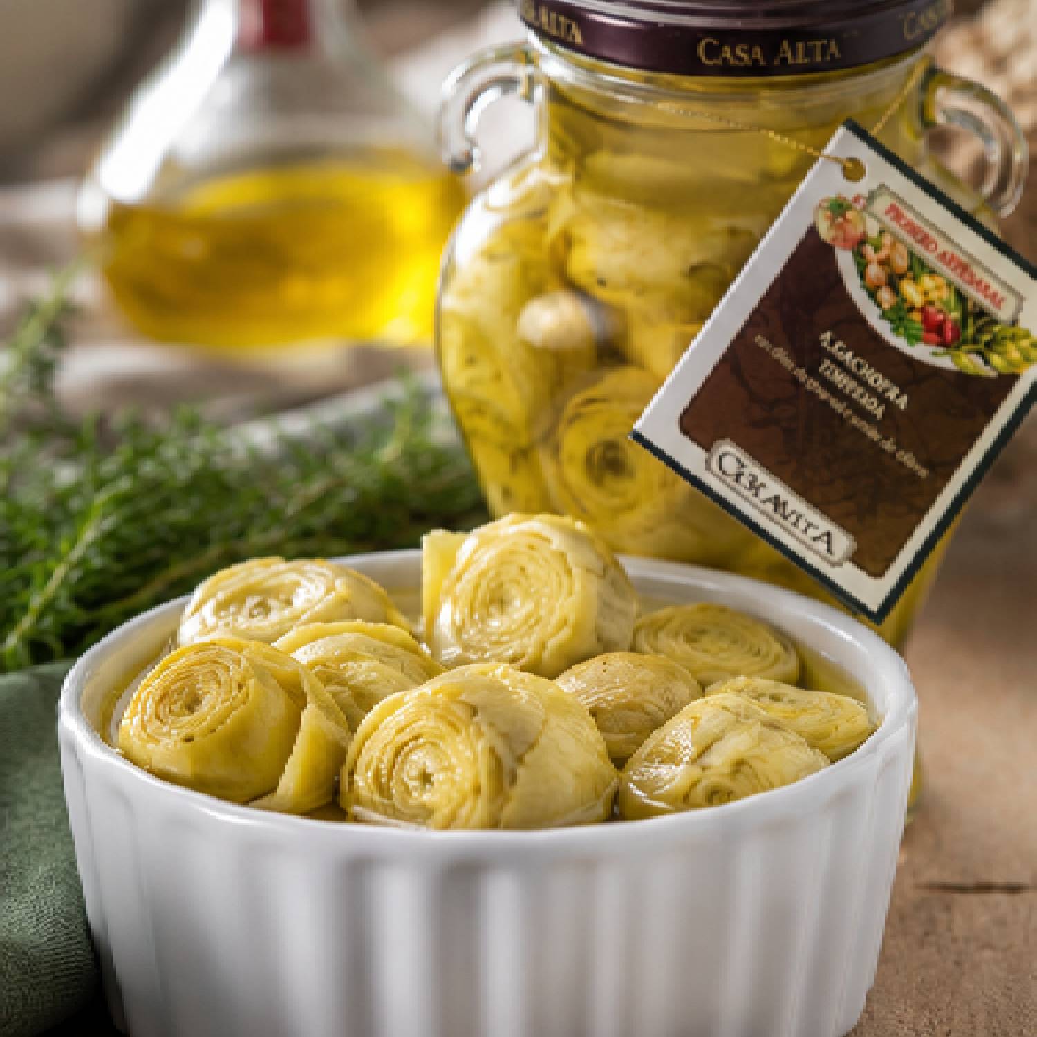Alcachofrinha Inteira COLAVITA no Azeite 500g foto 3