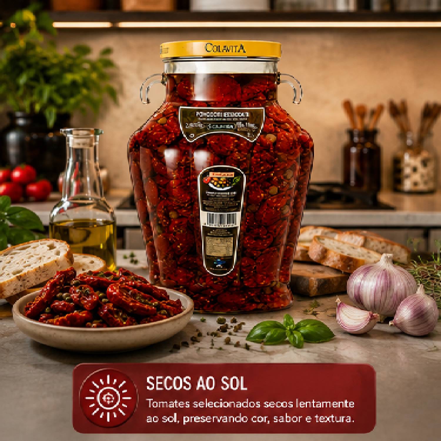 Tomate Seco c/ Alcaparras COLAVITA 2800g foto 3