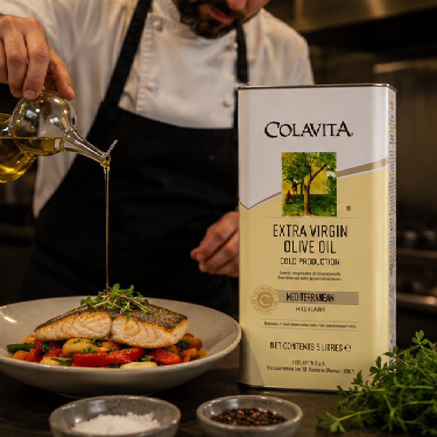 Azeite Extra Virgem de Oliva Mediterrâneo COLAVITA 5 Litros foto 4