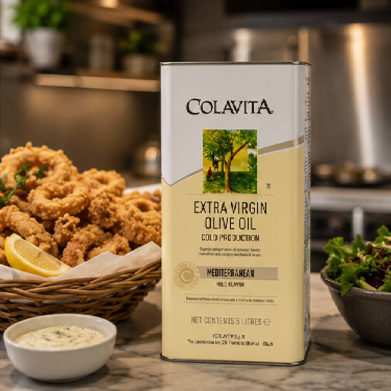 Azeite Extra Virgem de Oliva Mediterrâneo COLAVITA 5 Litros foto 5