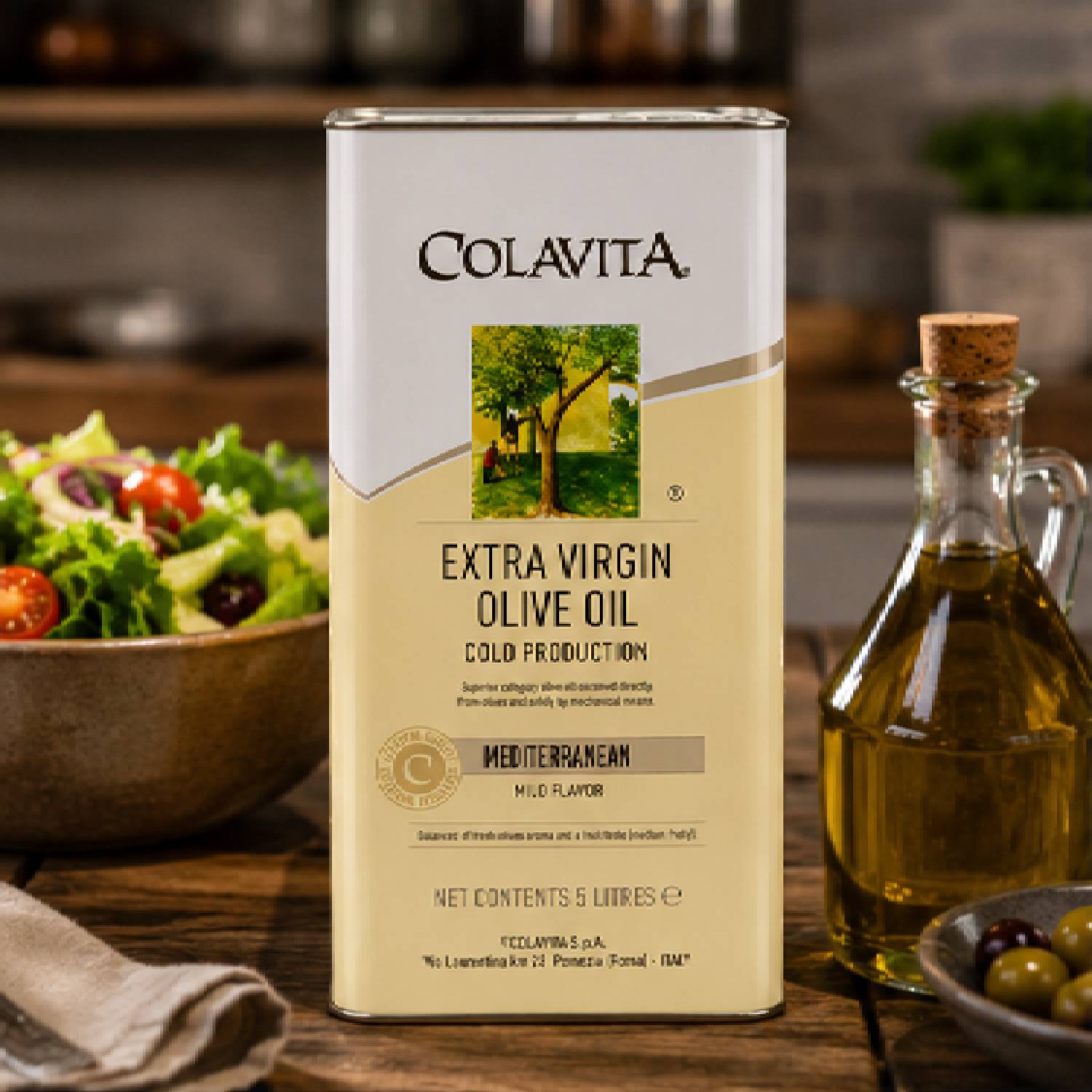 Azeite Extra Virgem de Oliva Mediterrâneo COLAVITA 5 Litros foto 6