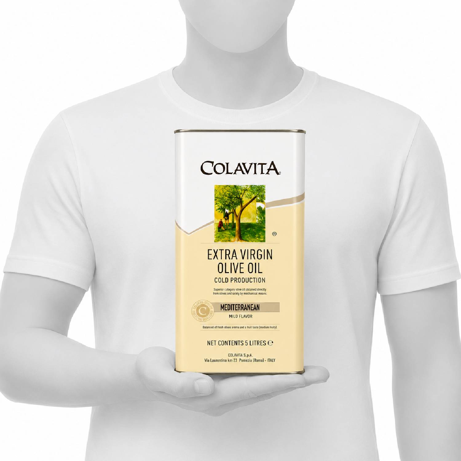 Azeite Extra Virgem de Oliva Mediterrâneo COLAVITA 5 Litros foto 8