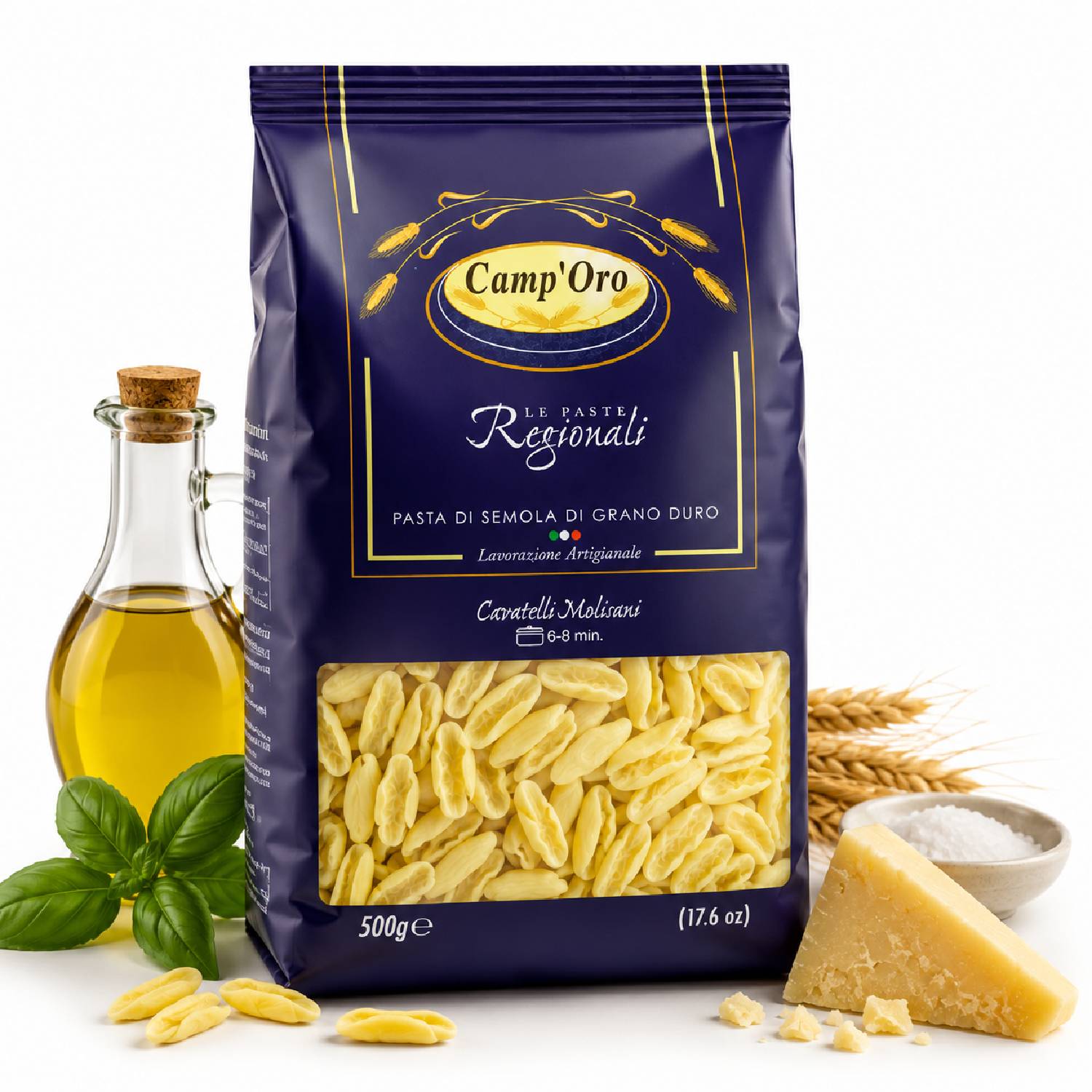 Macarrão Cavatelli Molisani Grano Duro CAMP'ORO 500g foto 2