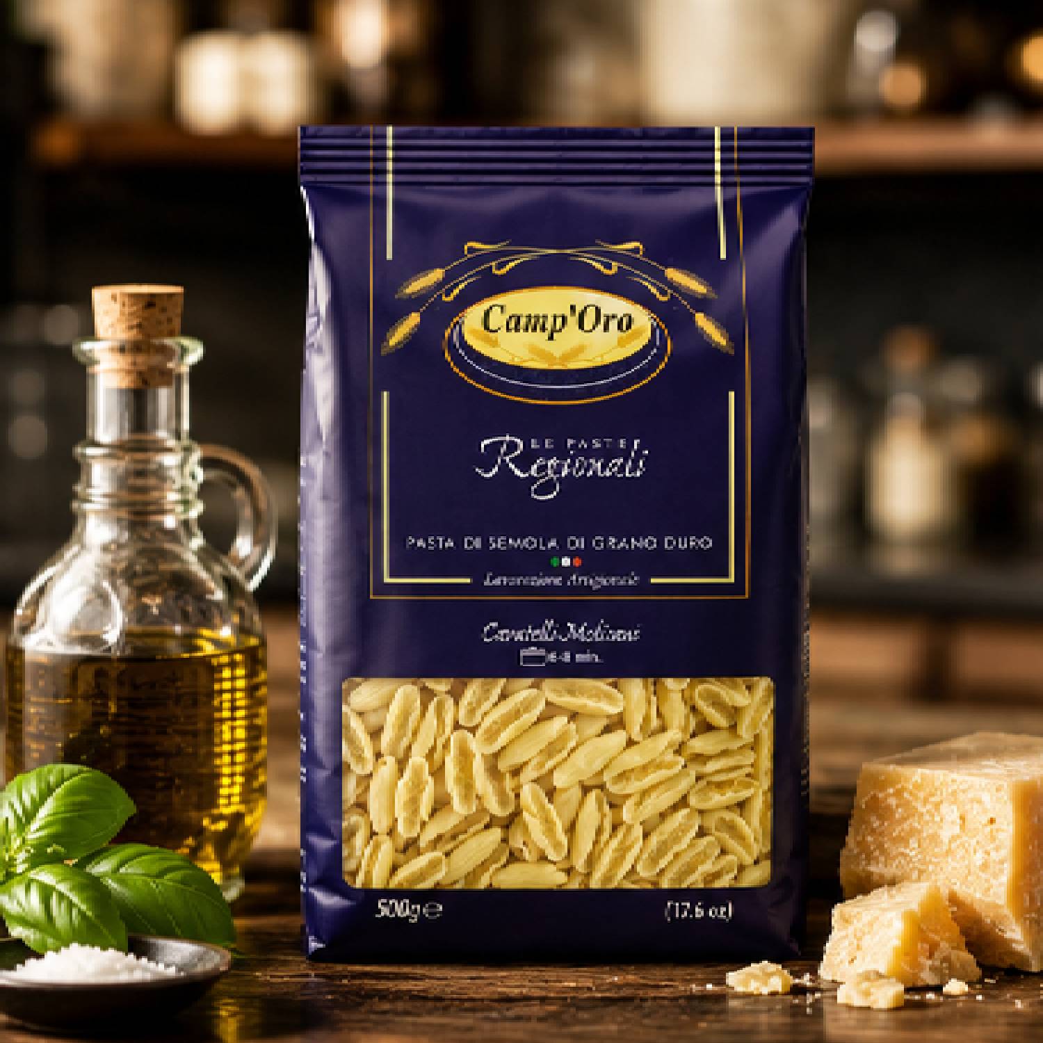 Macarrão Cavatelli Molisani Grano Duro CAMP'ORO 500g foto 5