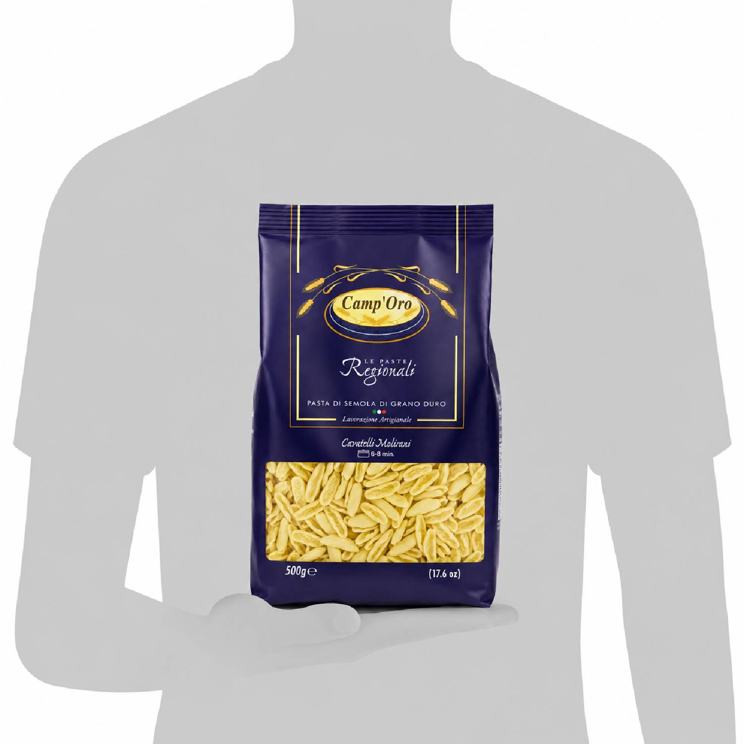 Macarrão Cavatelli Molisani Grano Duro CAMP'ORO 500g foto 8