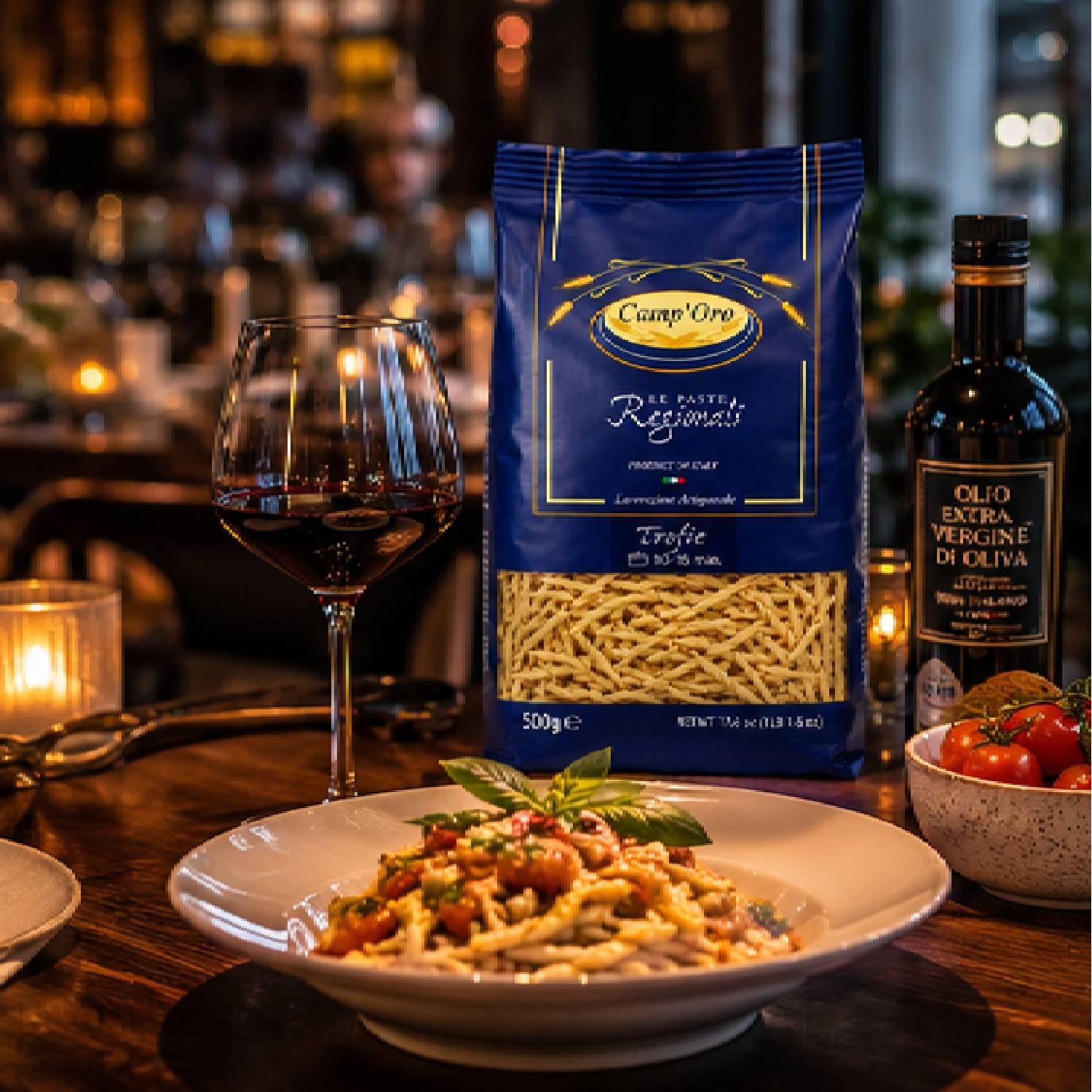 kit 2 Massa Premium Trofie Grano Duro CAMP'ORO 500g foto 3