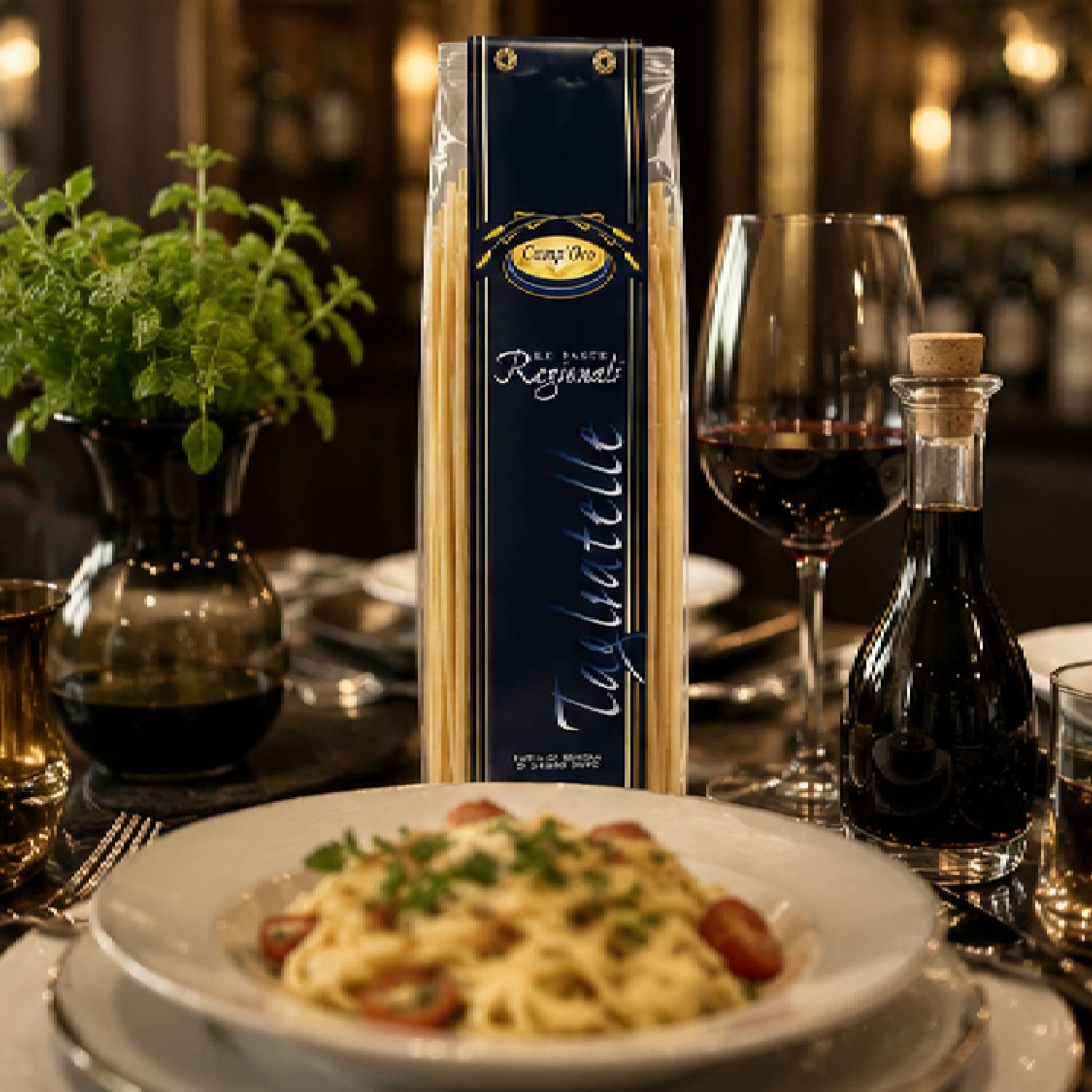 Kit 6 Massa Premium Tagliatelle Grano Duro CAMP'ORO 500g foto 3