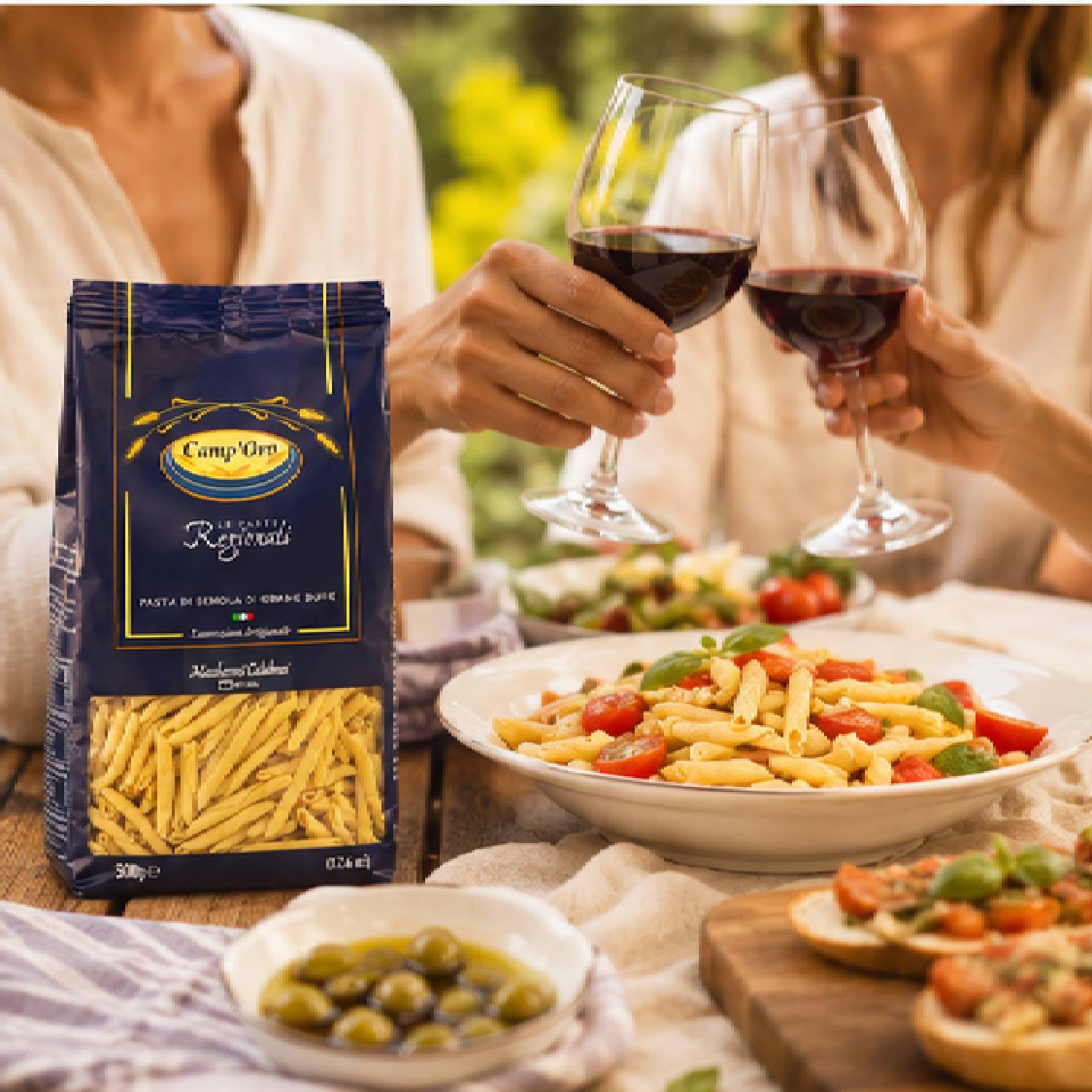 Kit 6 Massa Premium Maccheroni Calabresi CAMP'ORO 500g foto 5