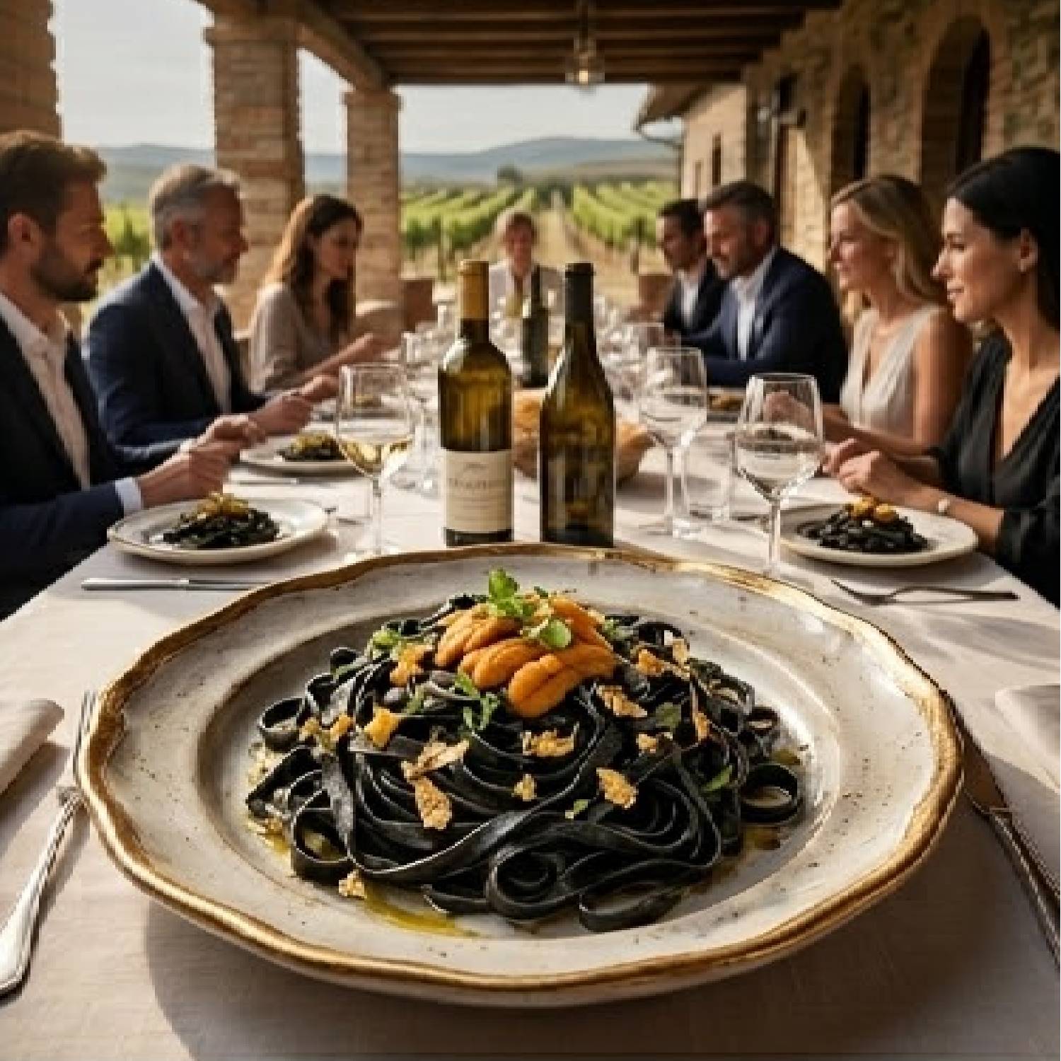 Kit 6 Massa Premium Tagliatelle Nero di Sepia CAMP'ORO 500g foto 6