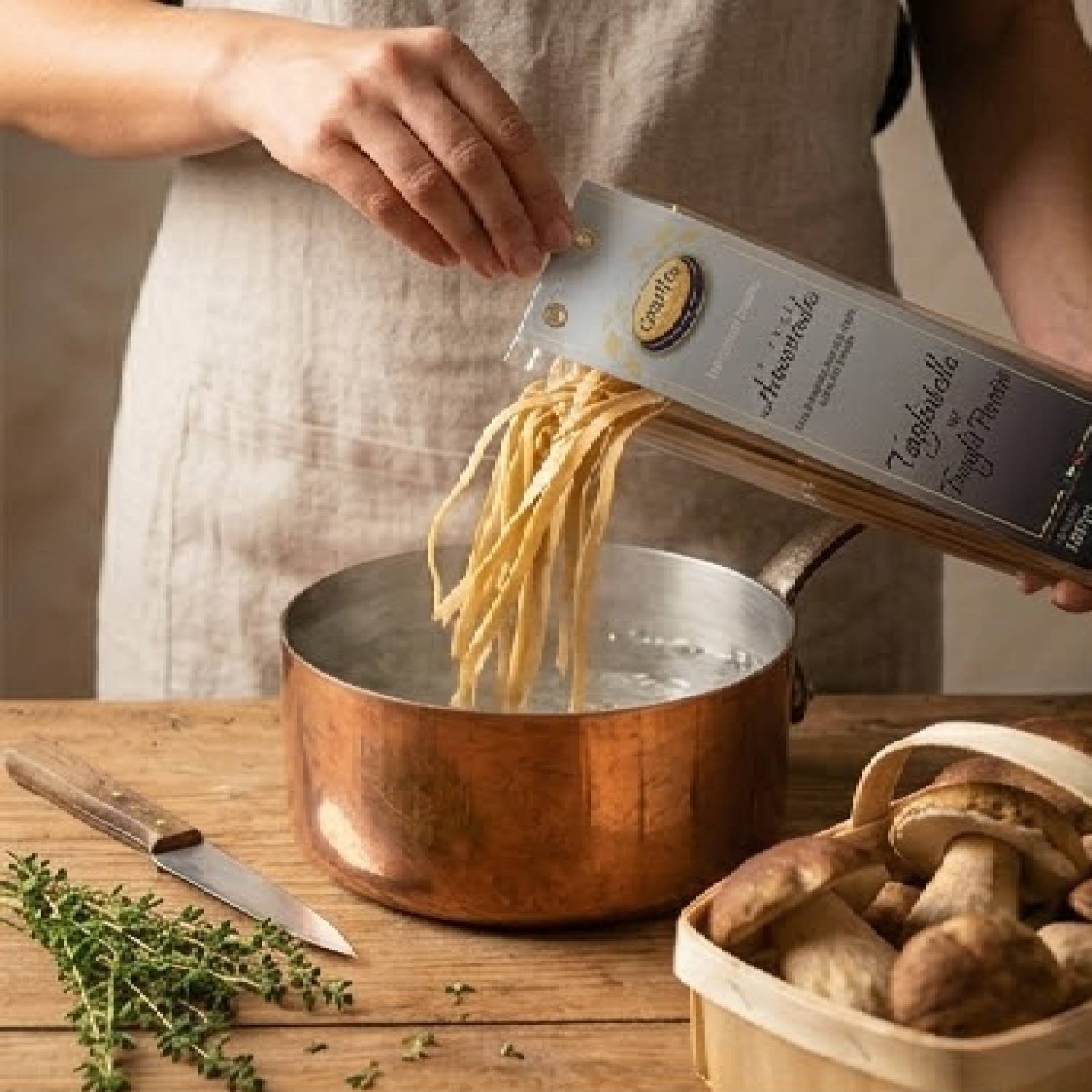 Massa Premium Tagliatelle Funghi Porcine CAMP'ORO 500g foto 5