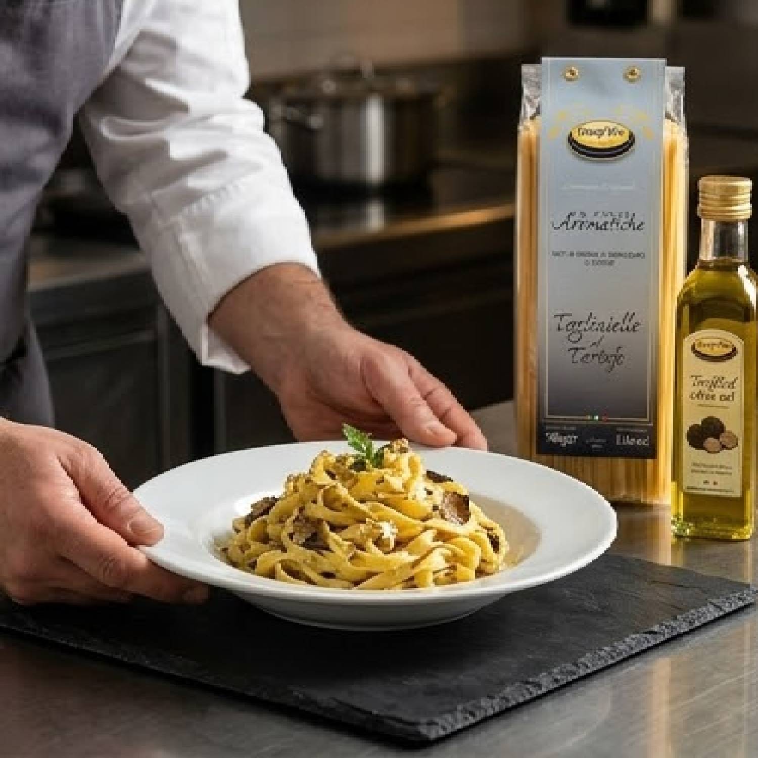 Massa Premium Tagliatelle Al Tartufo CAMP'ORO 500g foto 4