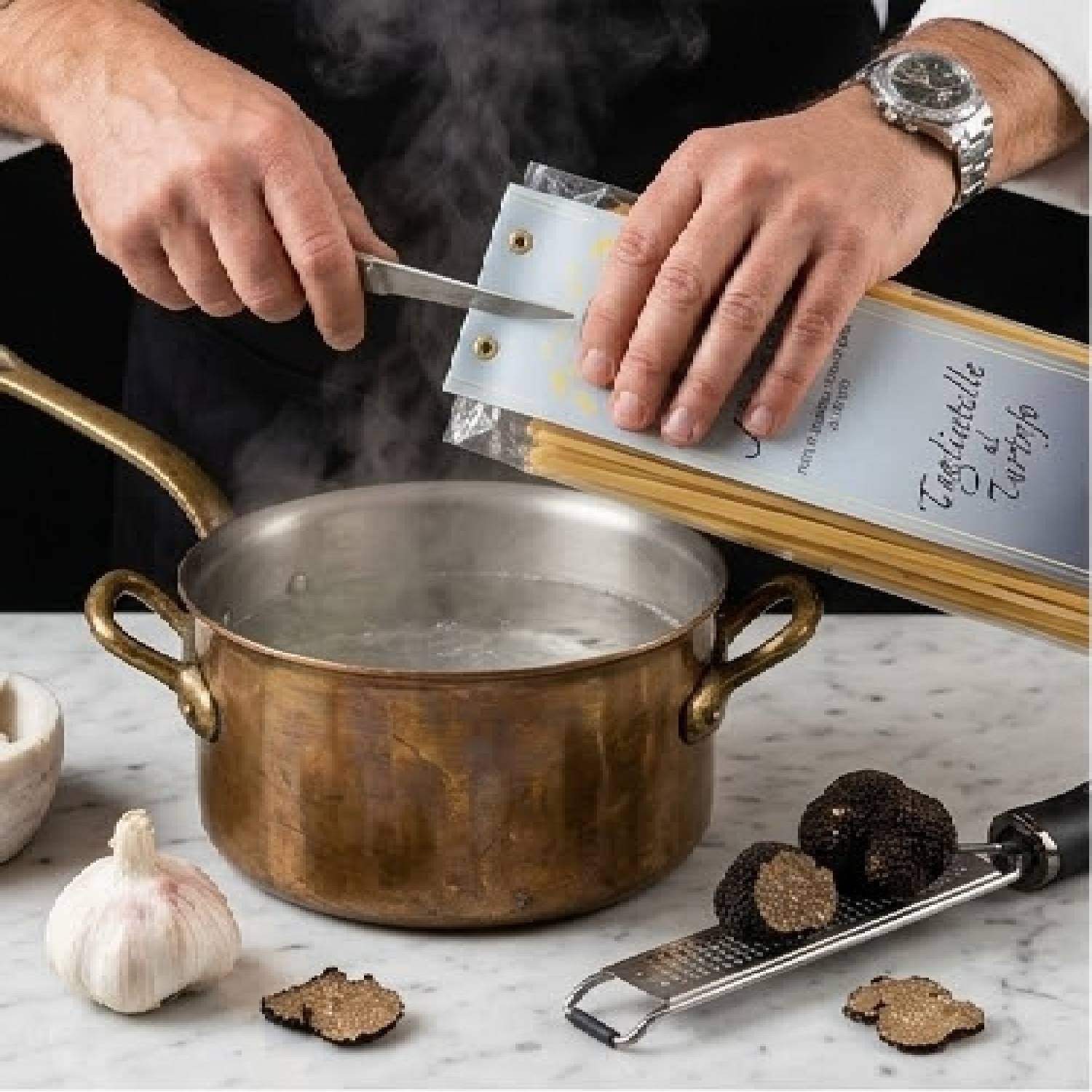 Kit 6 Massa Premium Tagliatelle Al Tartufo CAMP'ORO 500g foto 5