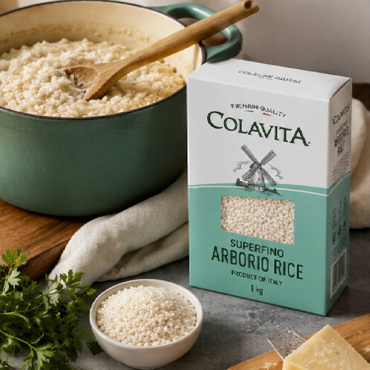 Arroz Arborio Superfino Italiano COLAVITA 1 Kg foto 6