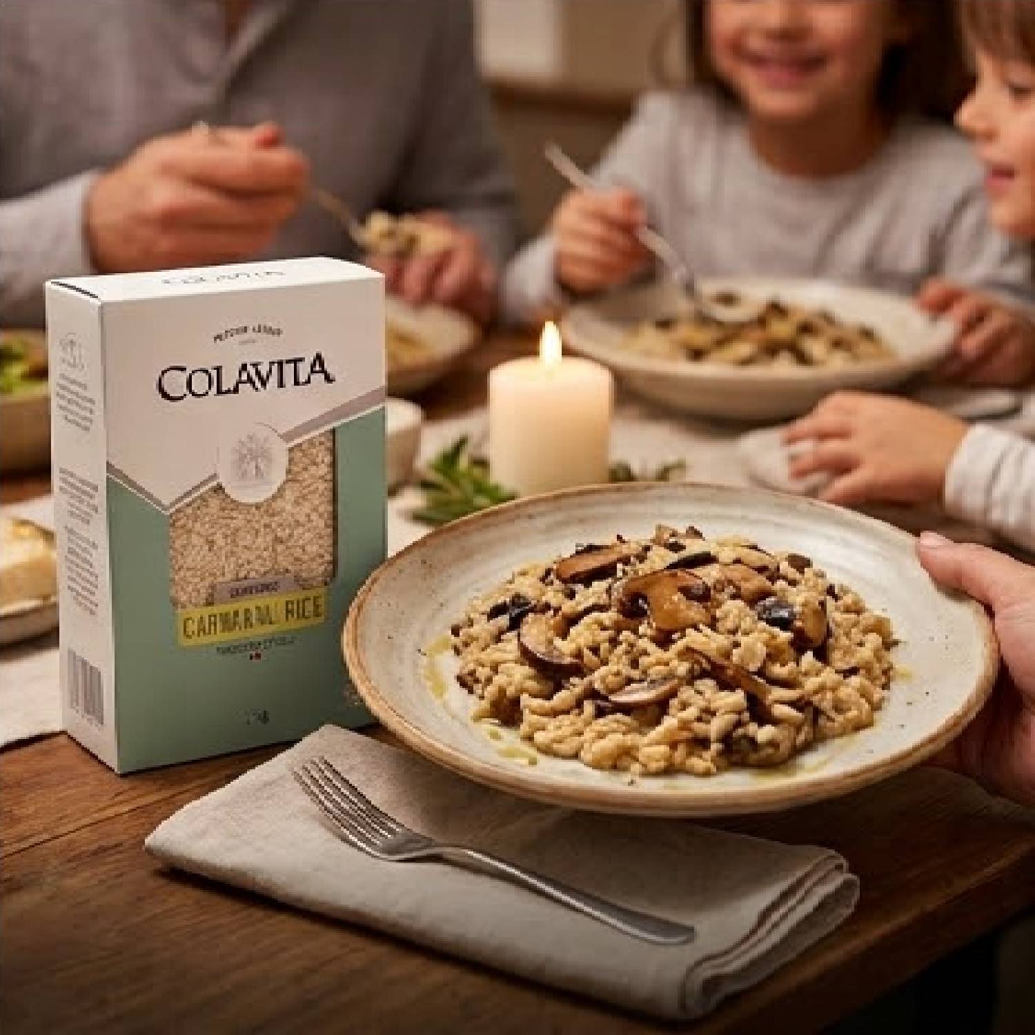 kit 2 Arroz Carnaroli Superfino Italiano COLAVITA 1 Kg foto 2