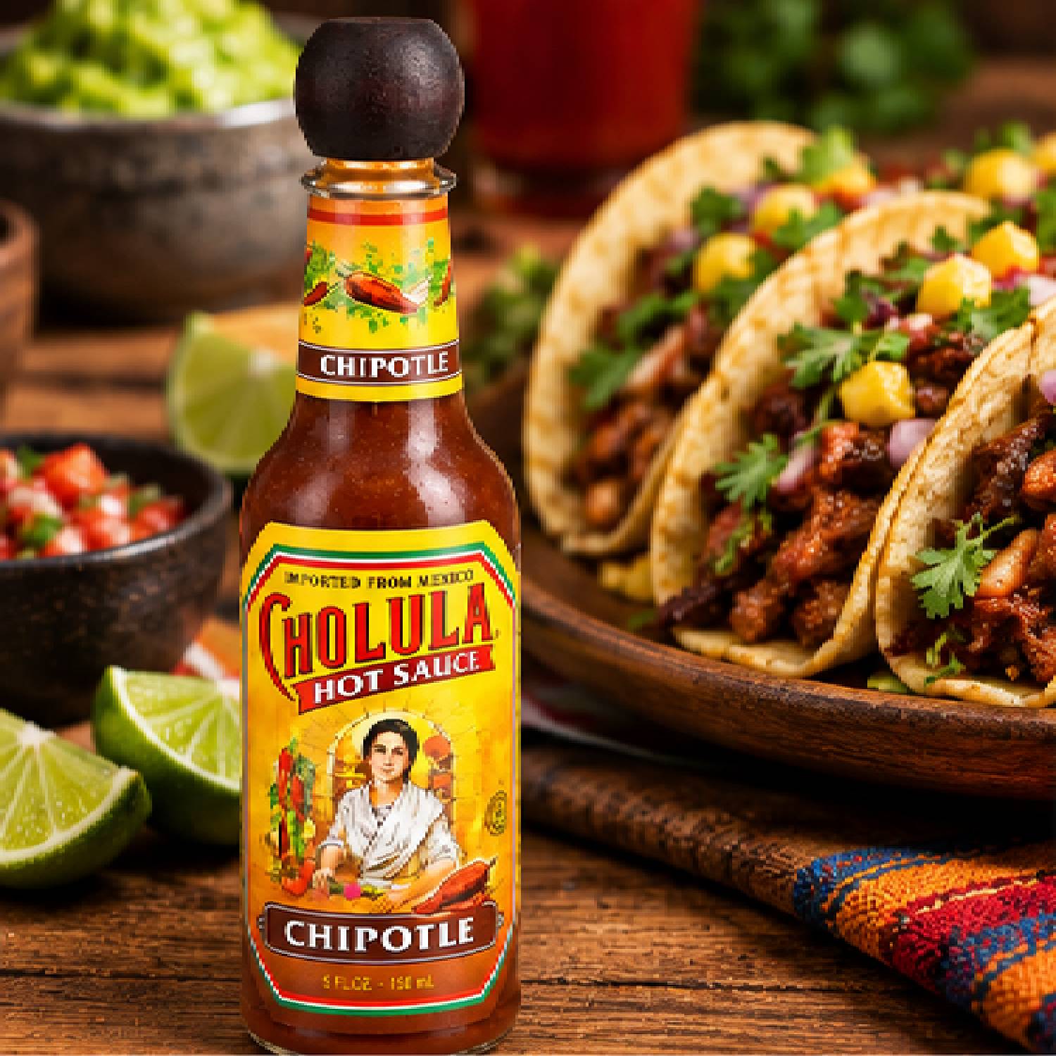 Molho de Pimenta Chipotle CHOLULA 150ml foto 4