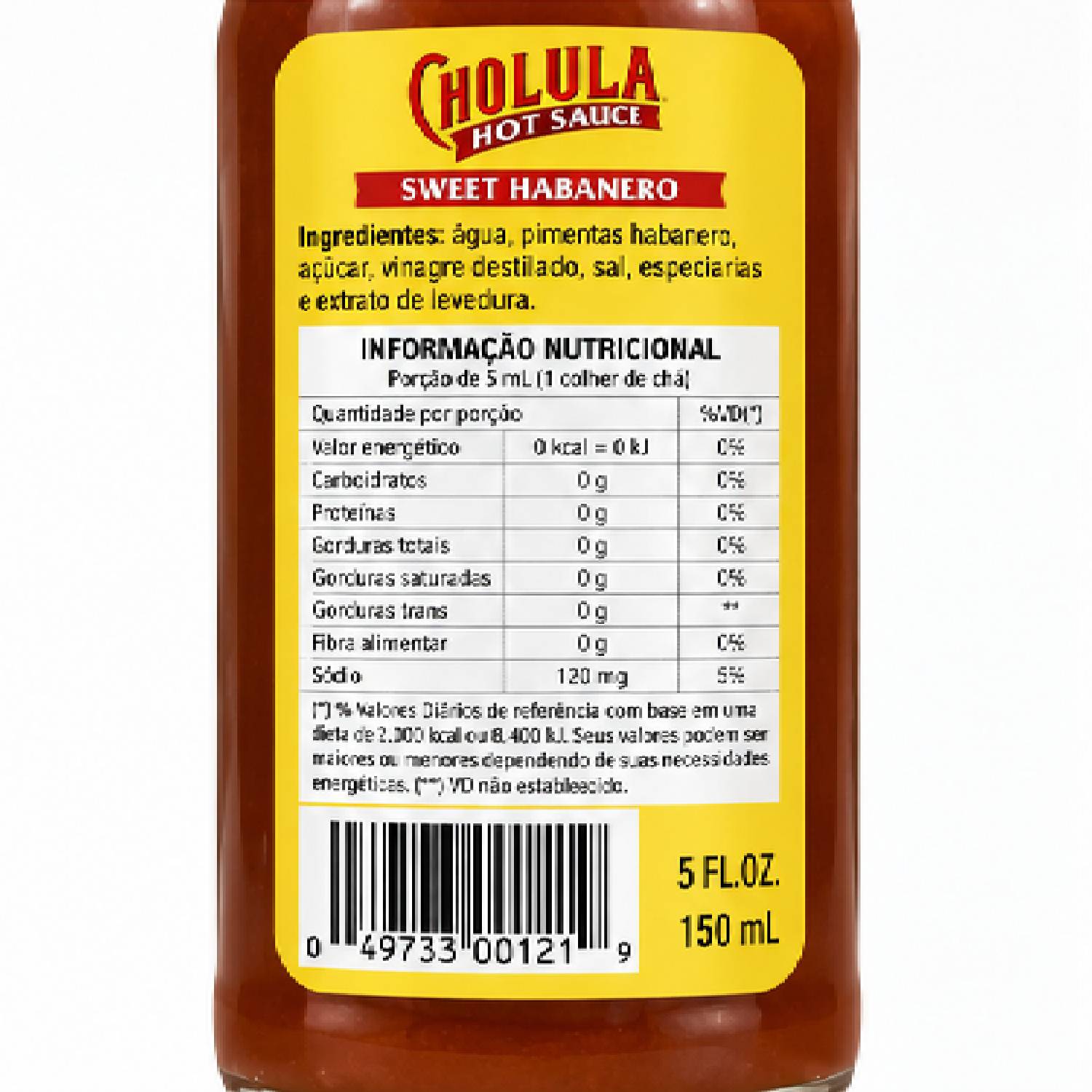 Kit 2 Molho de Pimenta Habanero CHOLULA 150ml foto 9