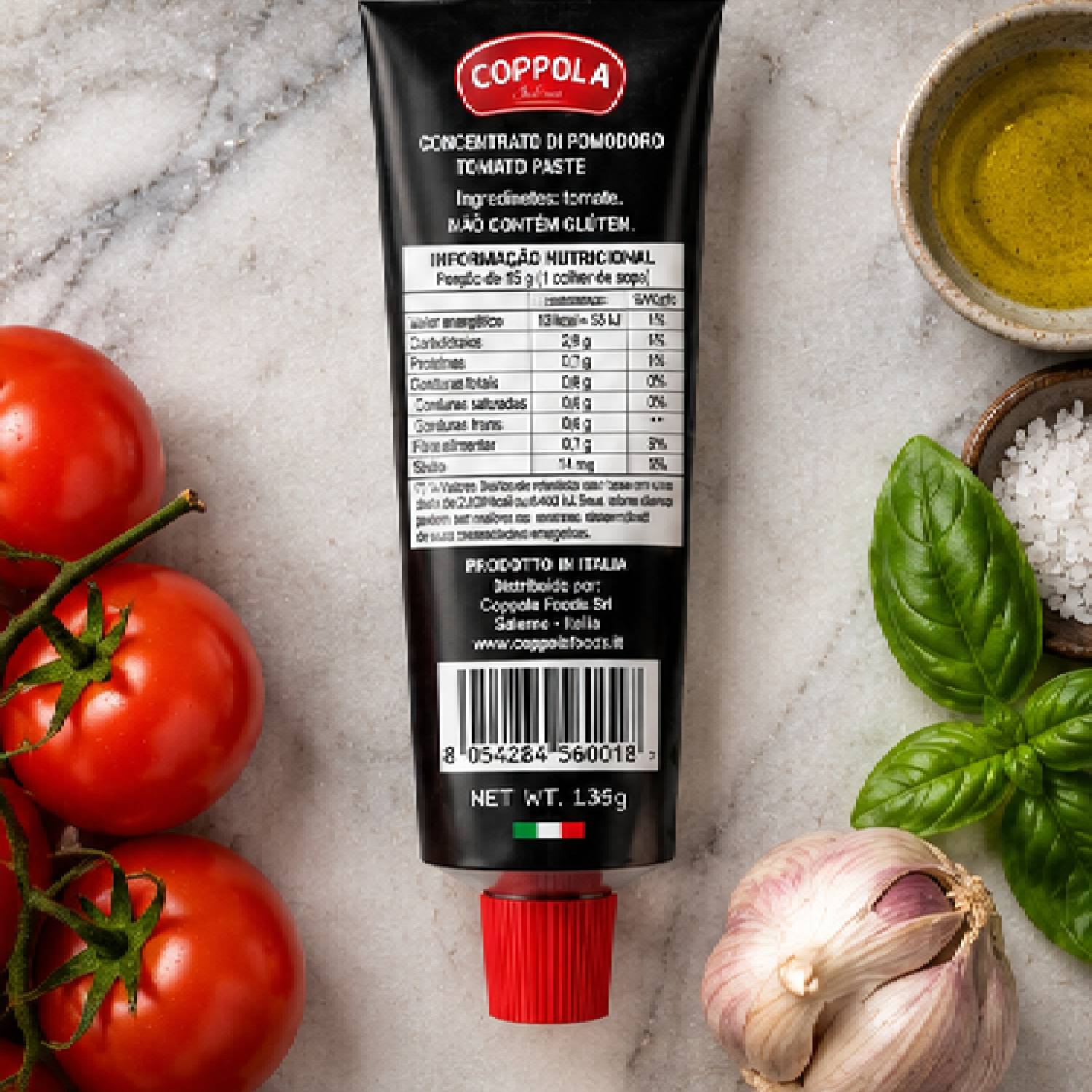 Pasta de Tomate Italiana Duplo Coppola 135g foto 3