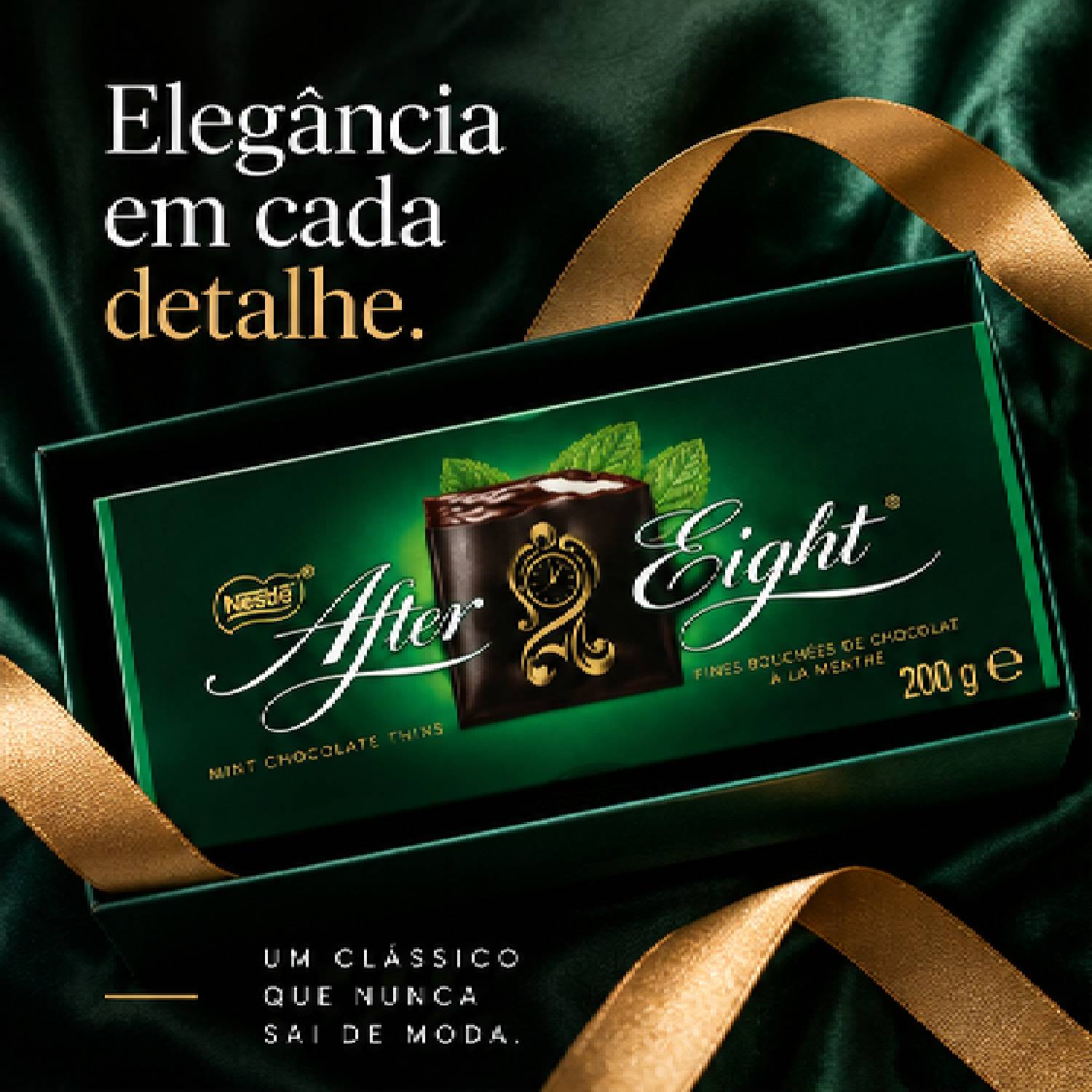 Chocolate After Eight Mint Menta com Chocolate 200g foto 4