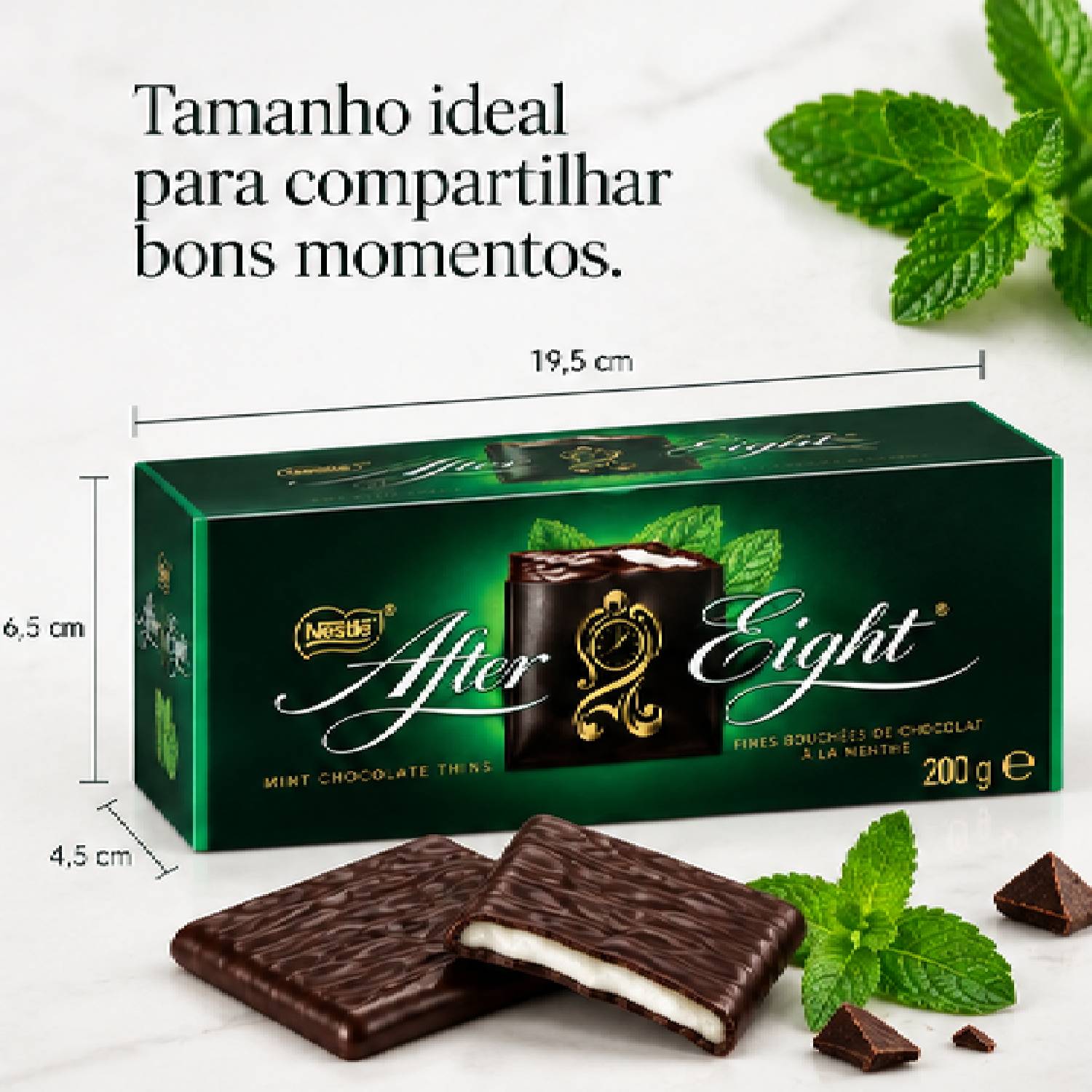 Chocolate After Eight Mint Menta com Chocolate 200g foto 6
