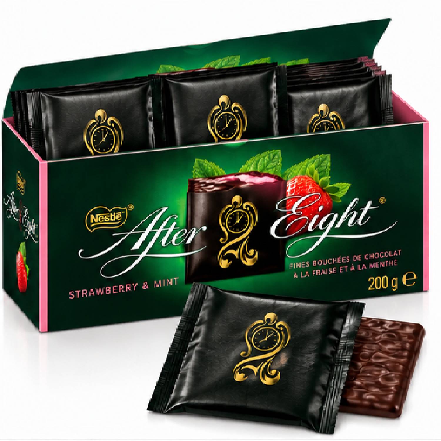 Chocolate After Eight Morango e Menta com Chocolate 200g foto 8