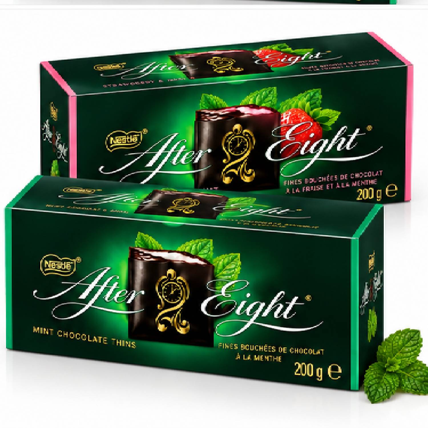 Kit 2 Chocolate After Eight Menta e Morango & Menta 200g foto 4