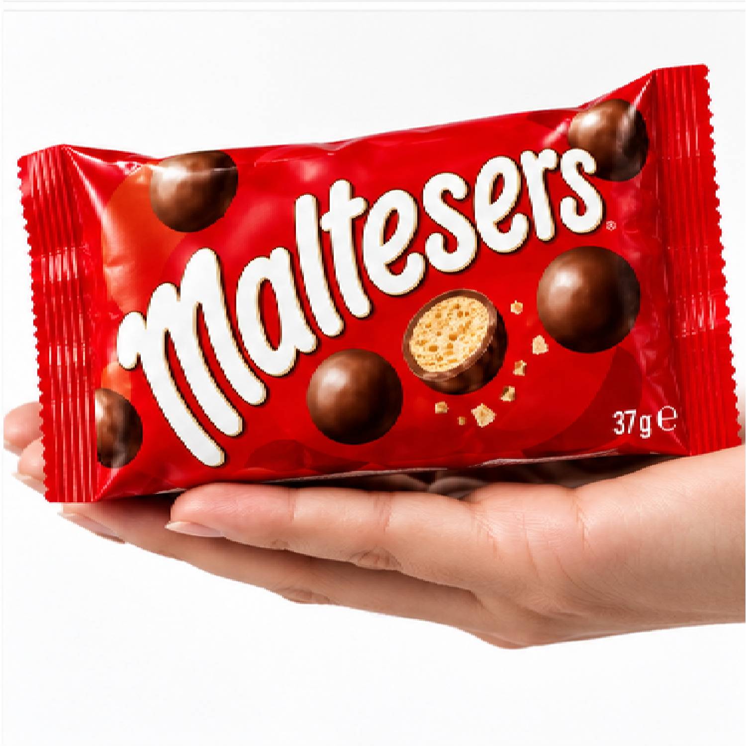 Kit 6 Biscoito Maltesers Crocante com Chocolate 37g foto 7