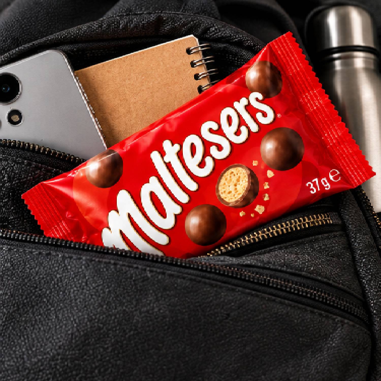 Kit 3 Biscoito Maltesers Crocante com Chocolate 37g foto 4